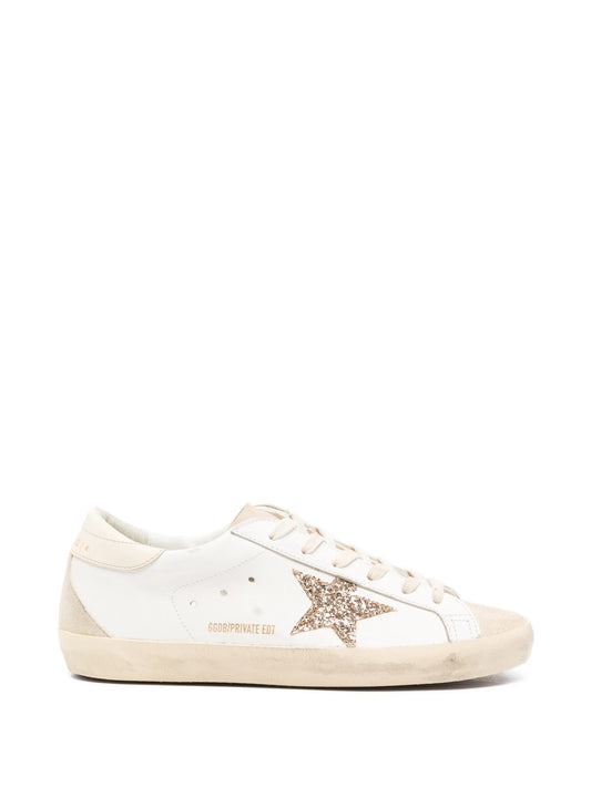 Superstar glitter-patch sneakers
