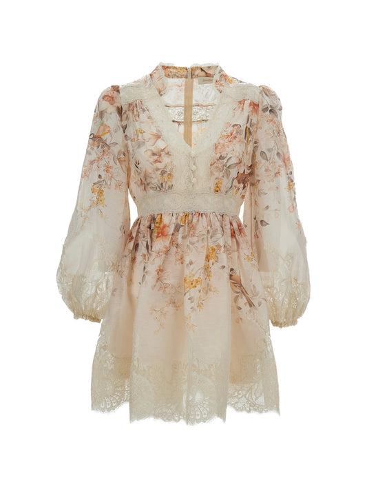 Luna lace mini dress