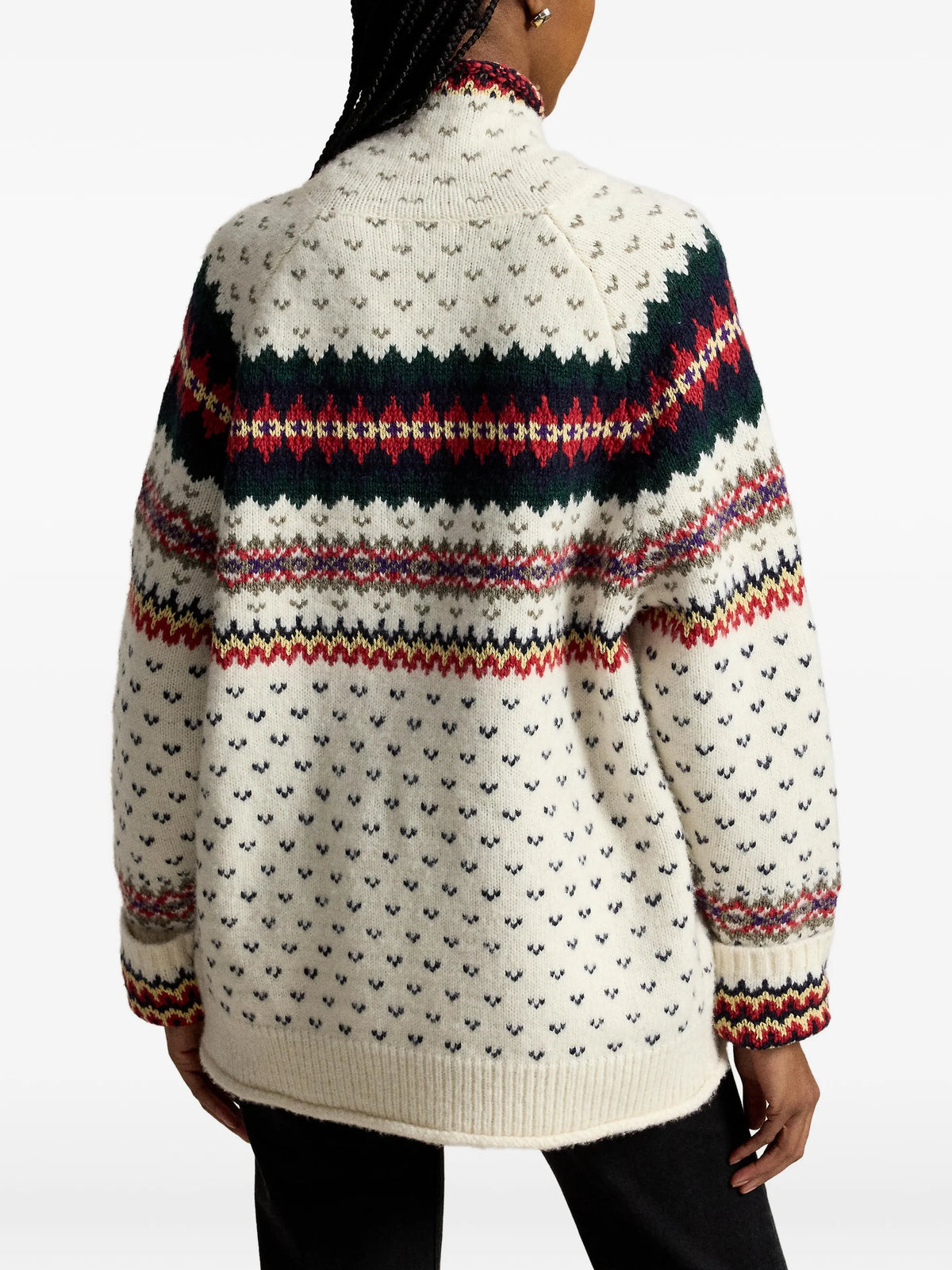 Fair Isle roll-neck sweater