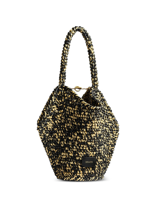 Lotus logo-patch tote bag