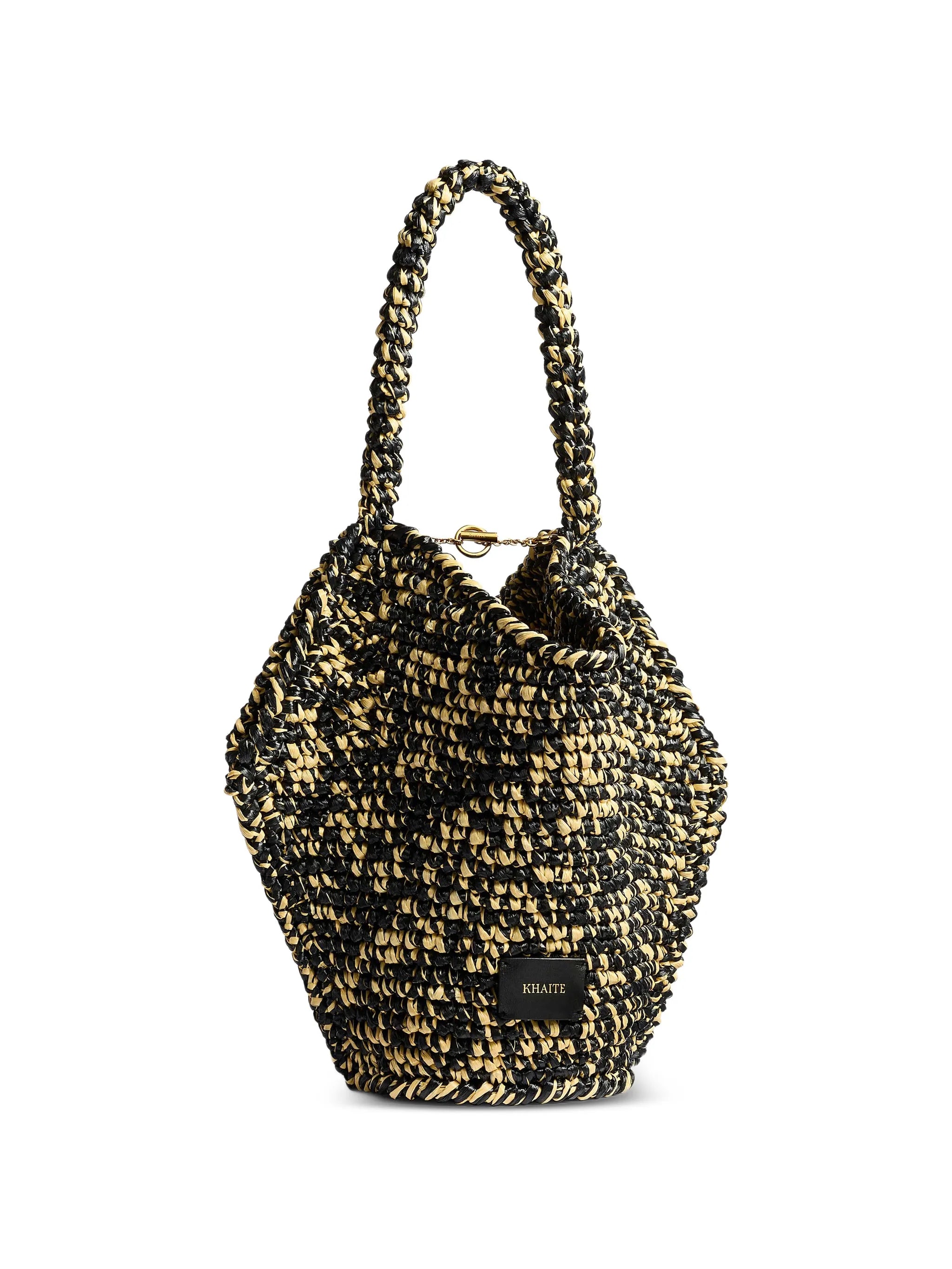 Lotus logo-patch tote bag