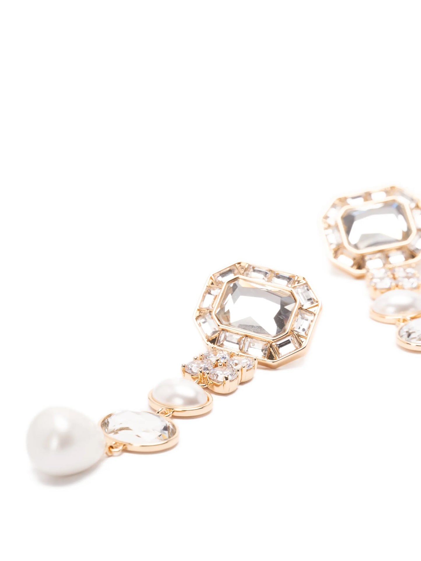 drop-design earrings