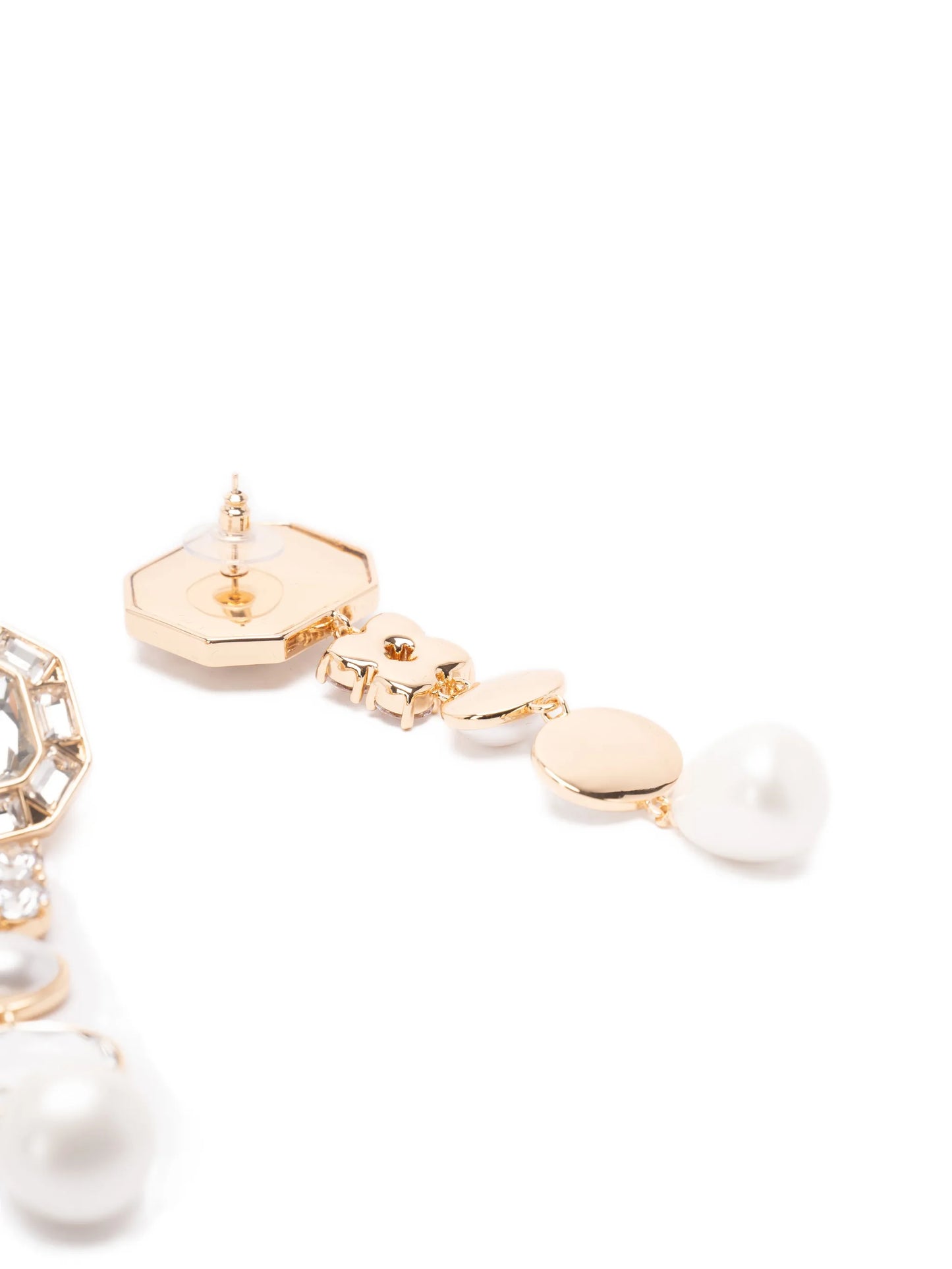 drop-design earrings