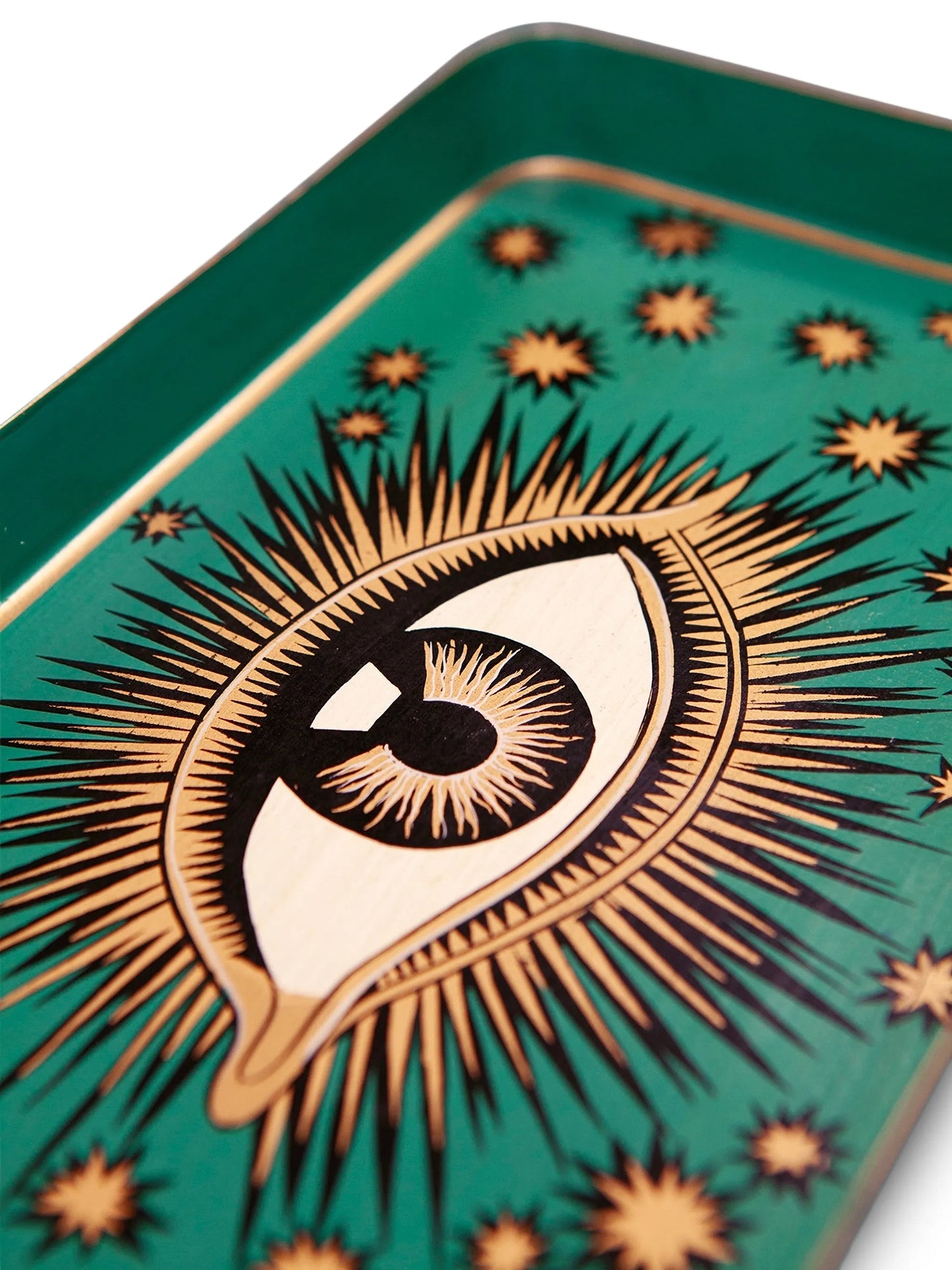 Eye star-motif tray