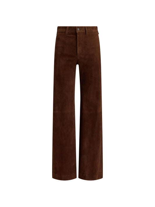 Beaton suede trousers