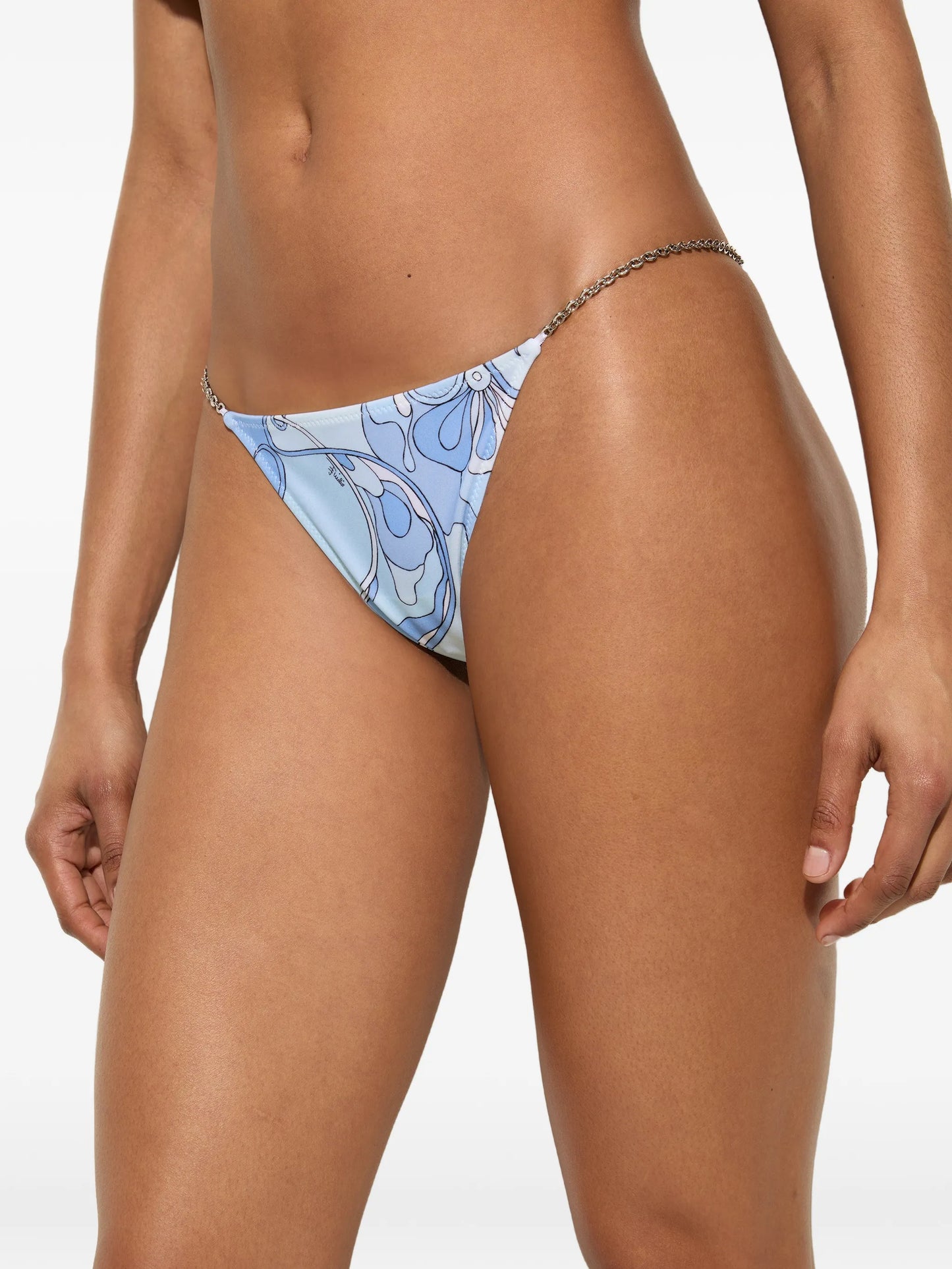 Orchidee-print bikini bottoms