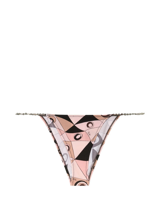 Occhi printed bikini bottom
