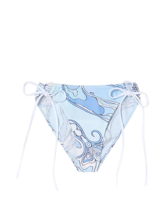 Orchidee-print adjustable bikini bottoms