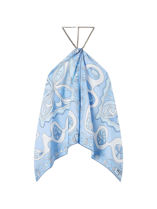 Angoli-print chain top