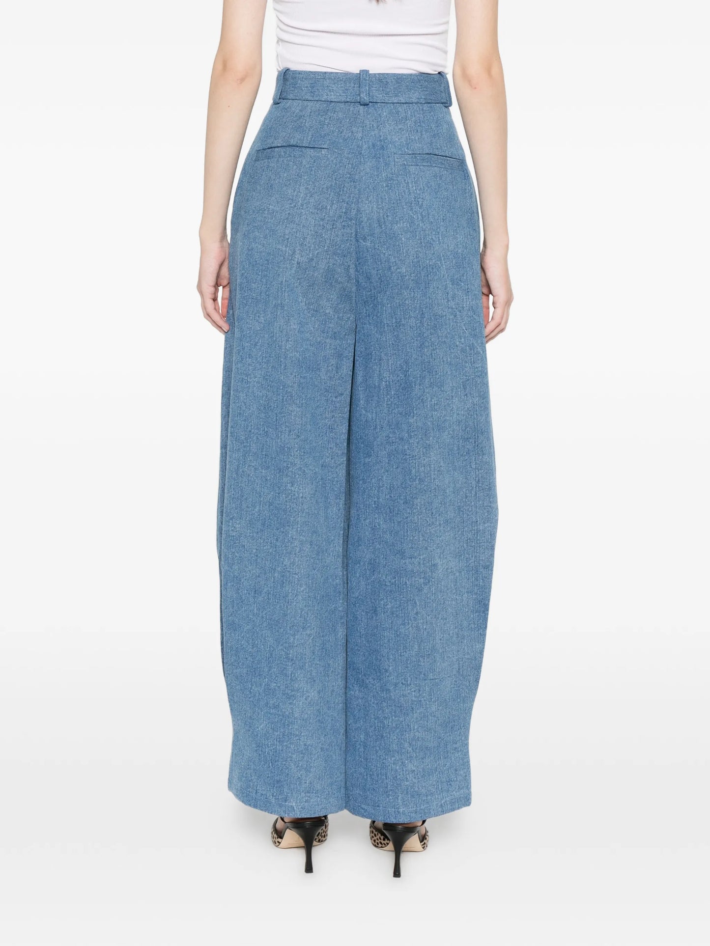 high-waist carrot jeans