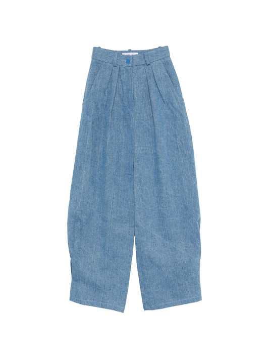 high-waist carrot jeans
