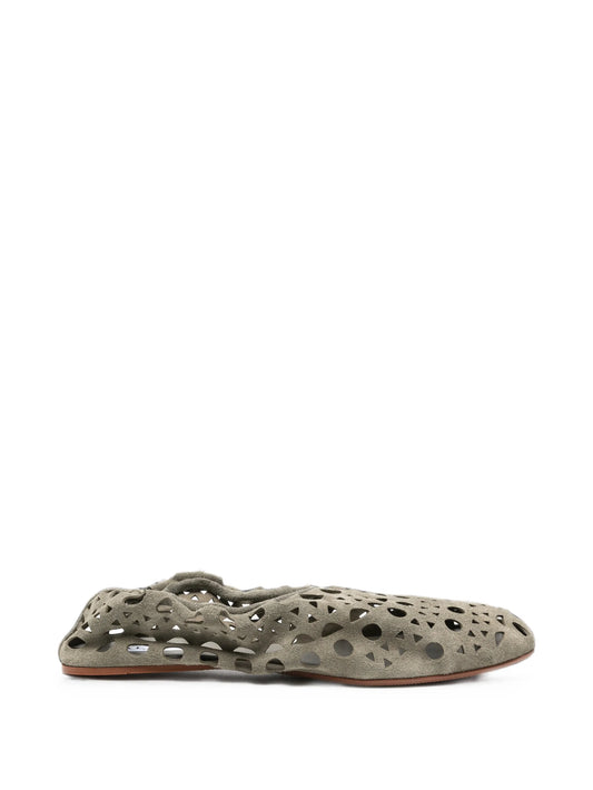 slippers vienne in velvet calfskin