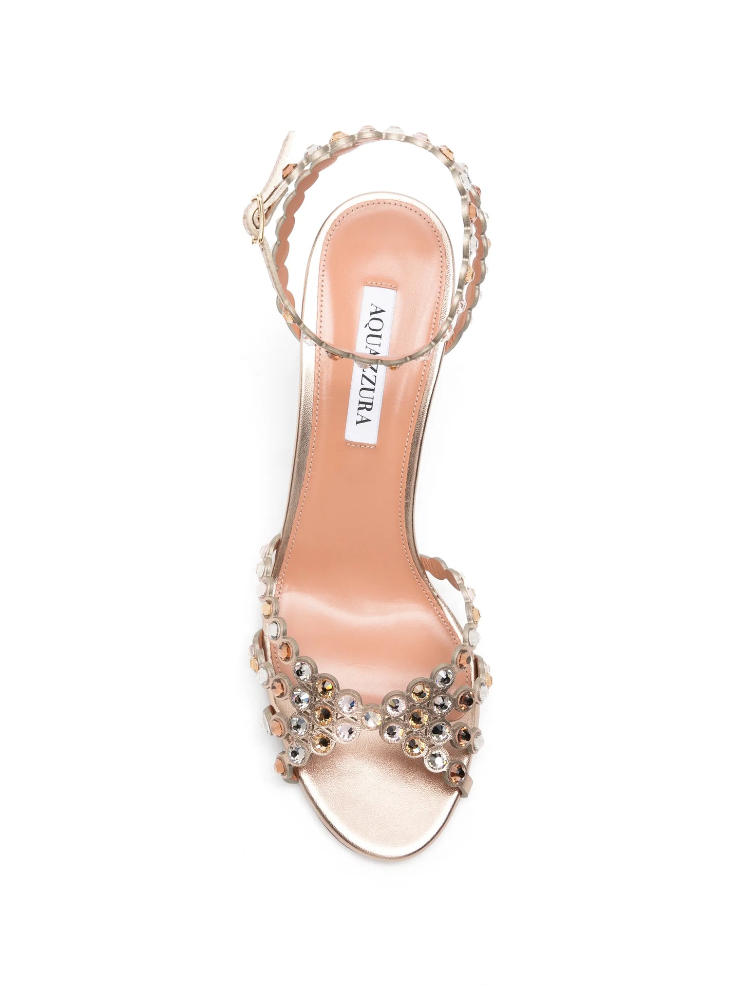 Tequila crystal-embellished heeled sandals