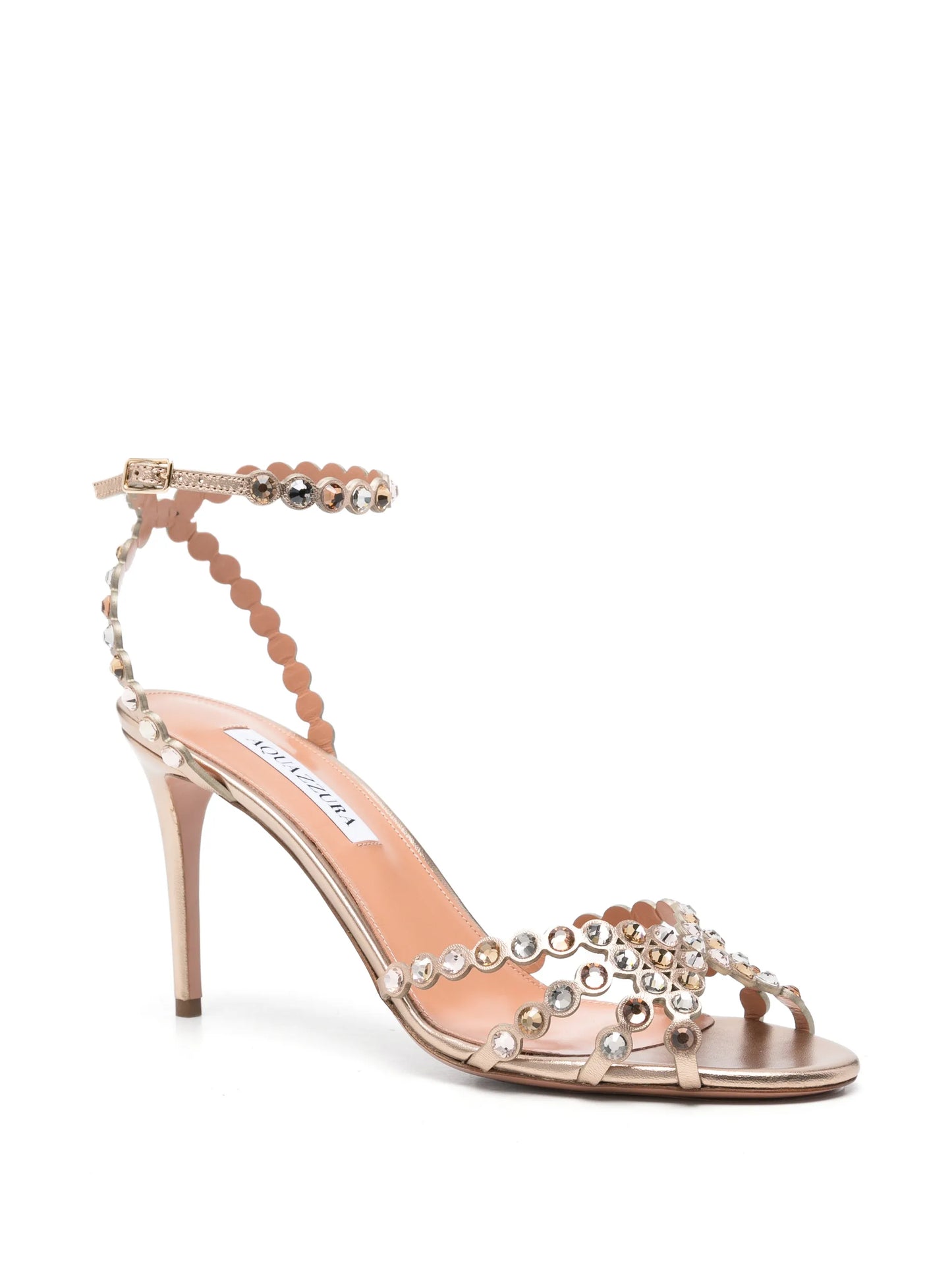 Tequila crystal-embellished heeled sandals