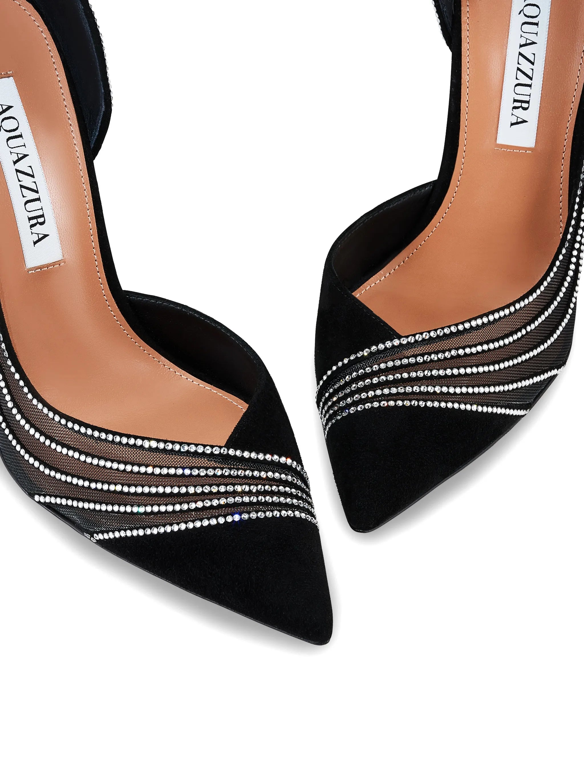 Dream Girl crystal-embellished heeled pumps