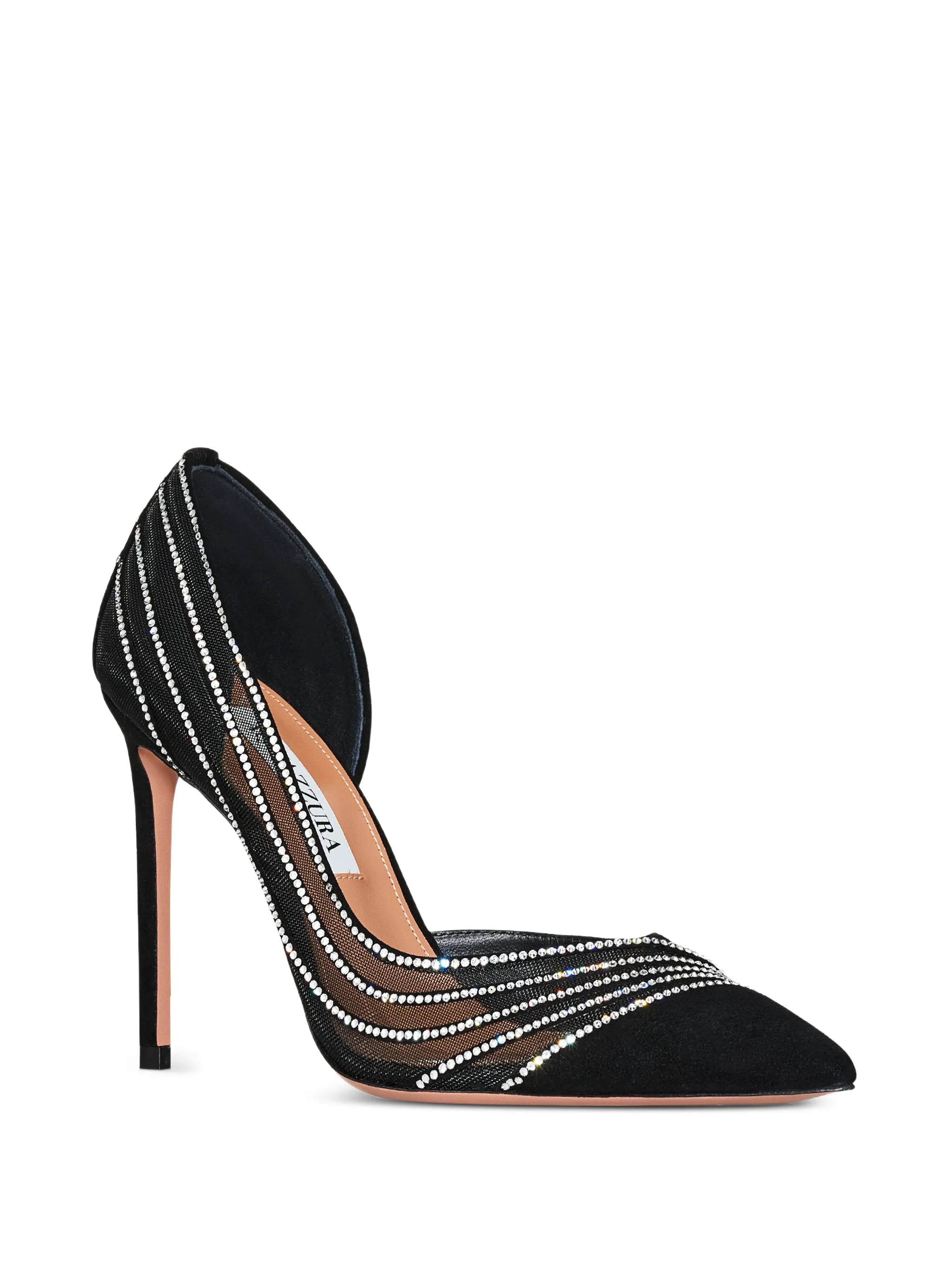 Dream Girl crystal-embellished heeled pumps