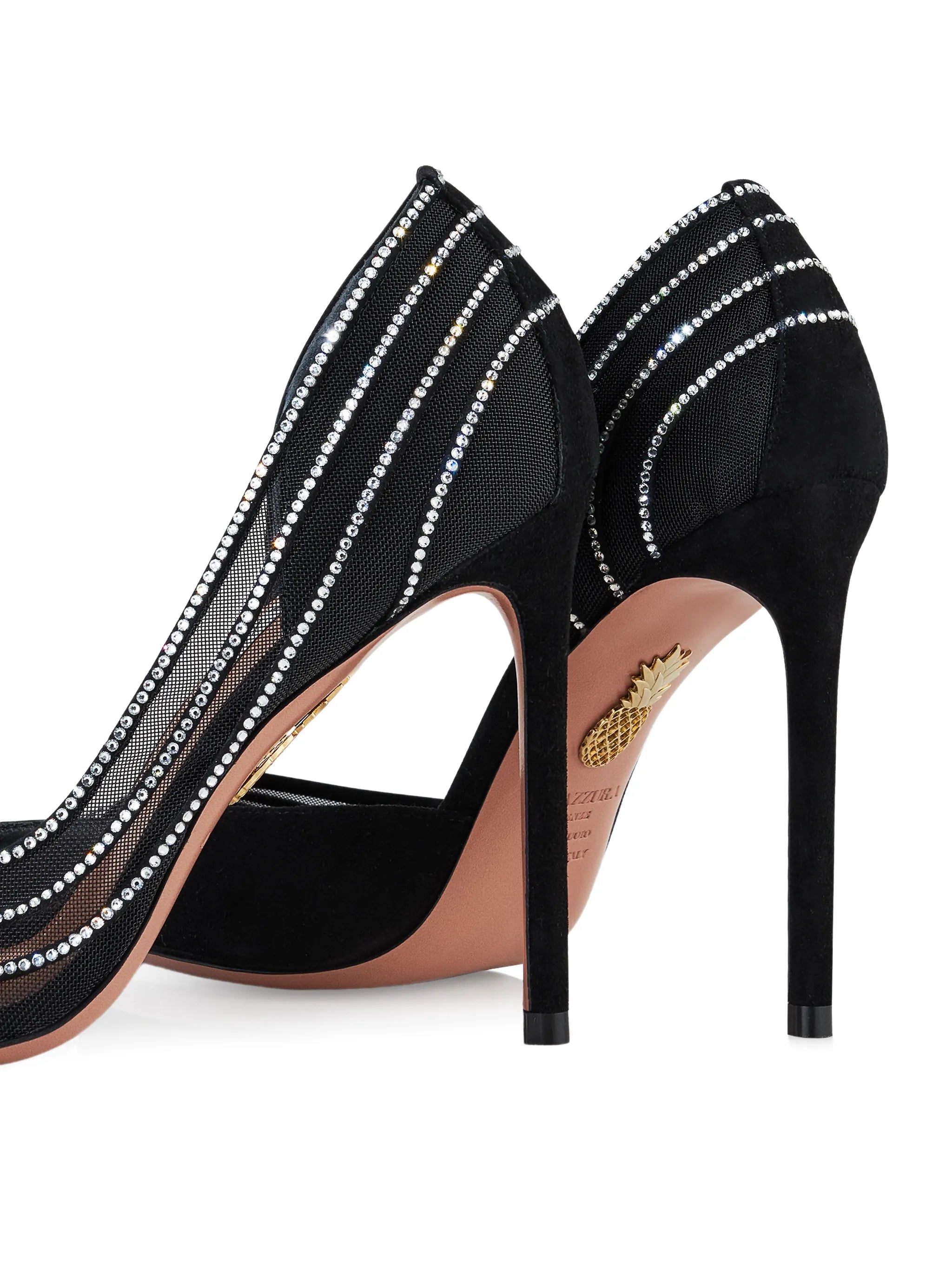 Dream Girl crystal-embellished heeled pumps