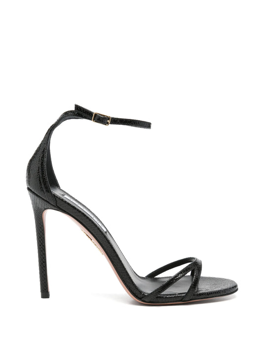 Nuda snakeskin-effect heeled sandals