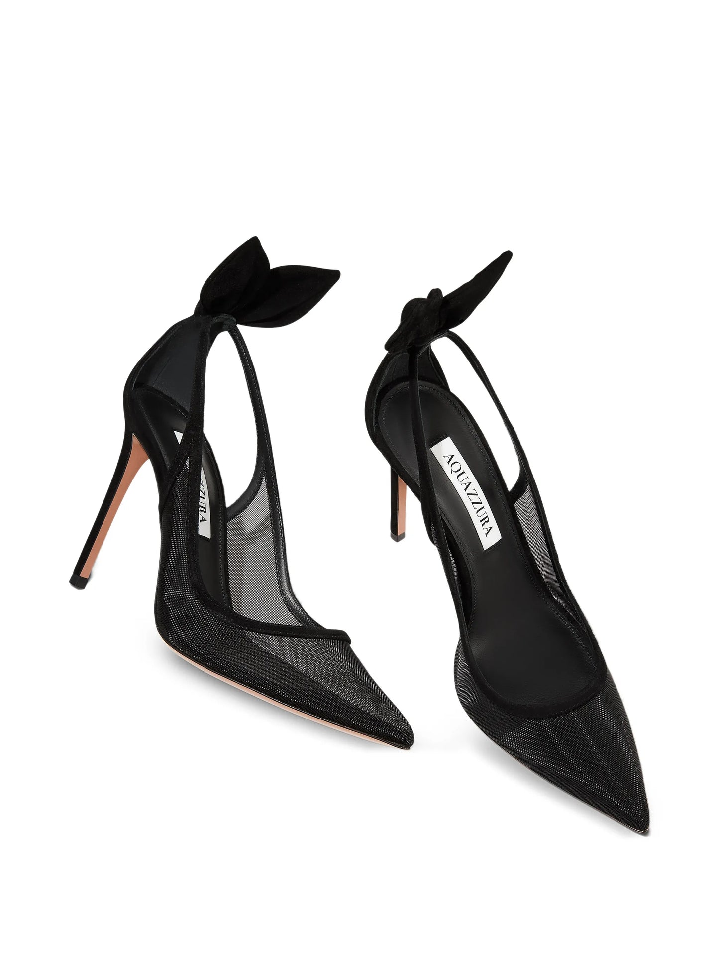 bow tie mesh pumps 105
