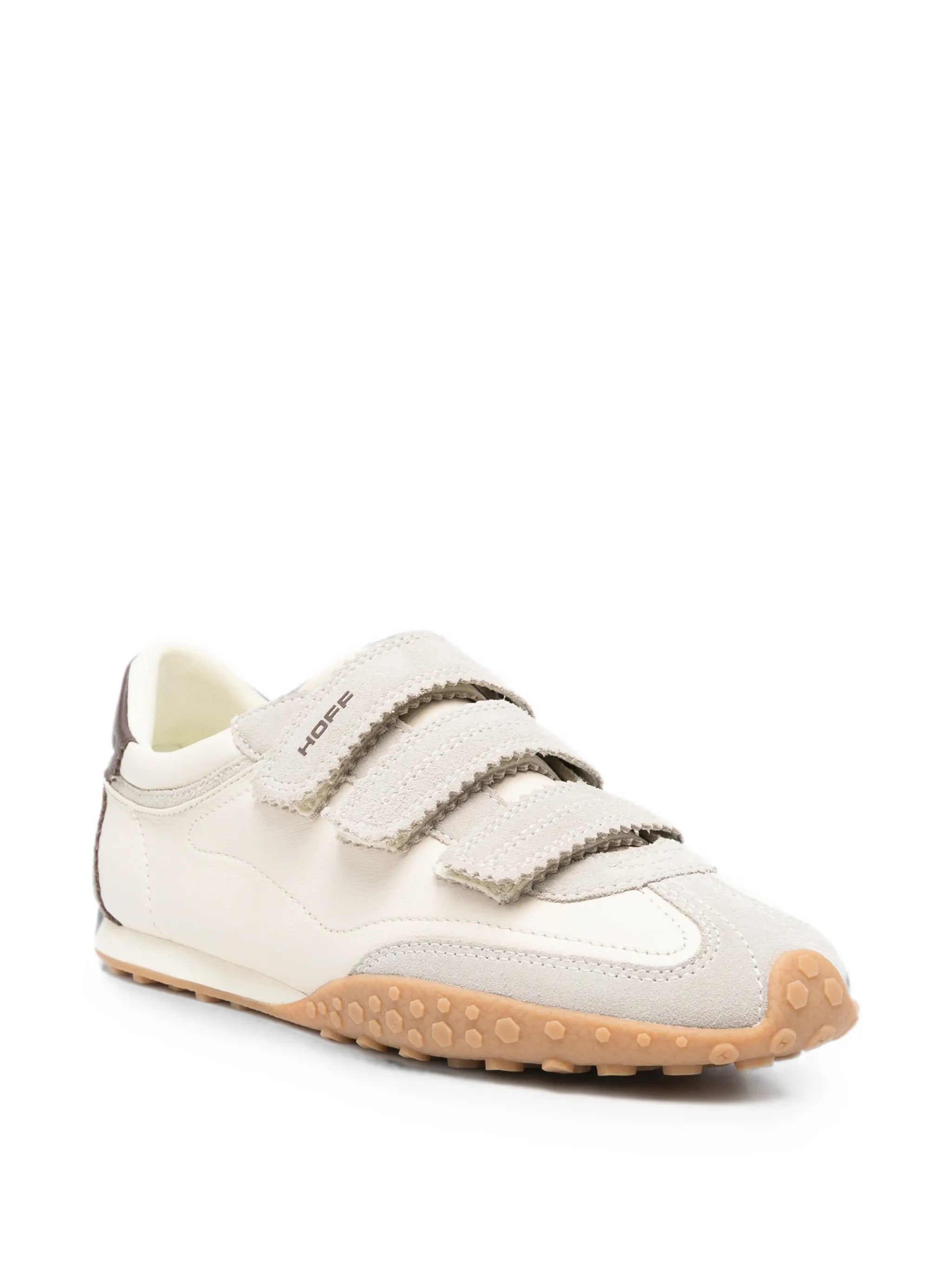 Bridge touch-strap sneakers