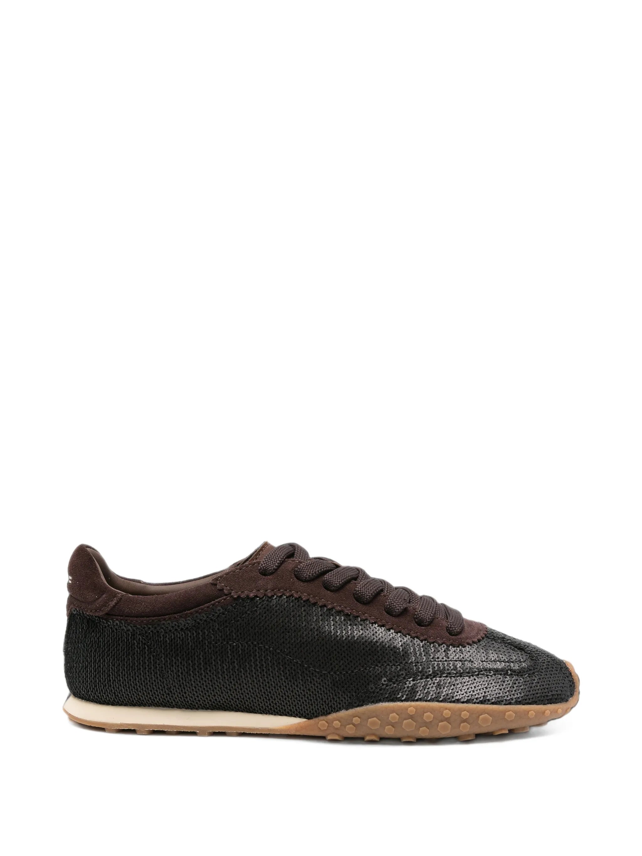 Bridge LT sequin-embellished sneakers
