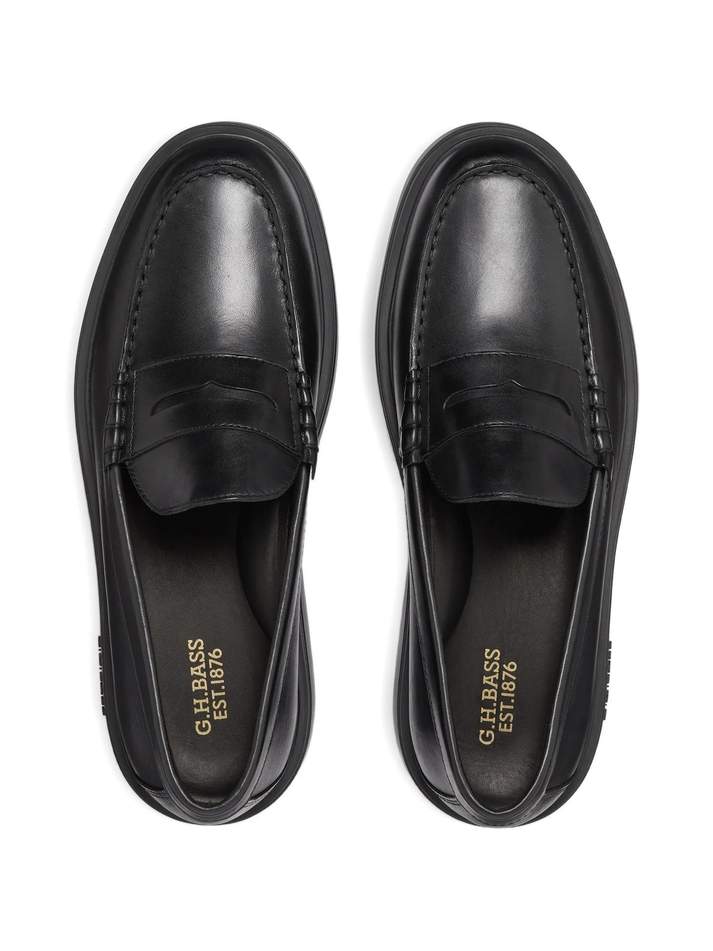 Bosco Cupsole penny leather loafers