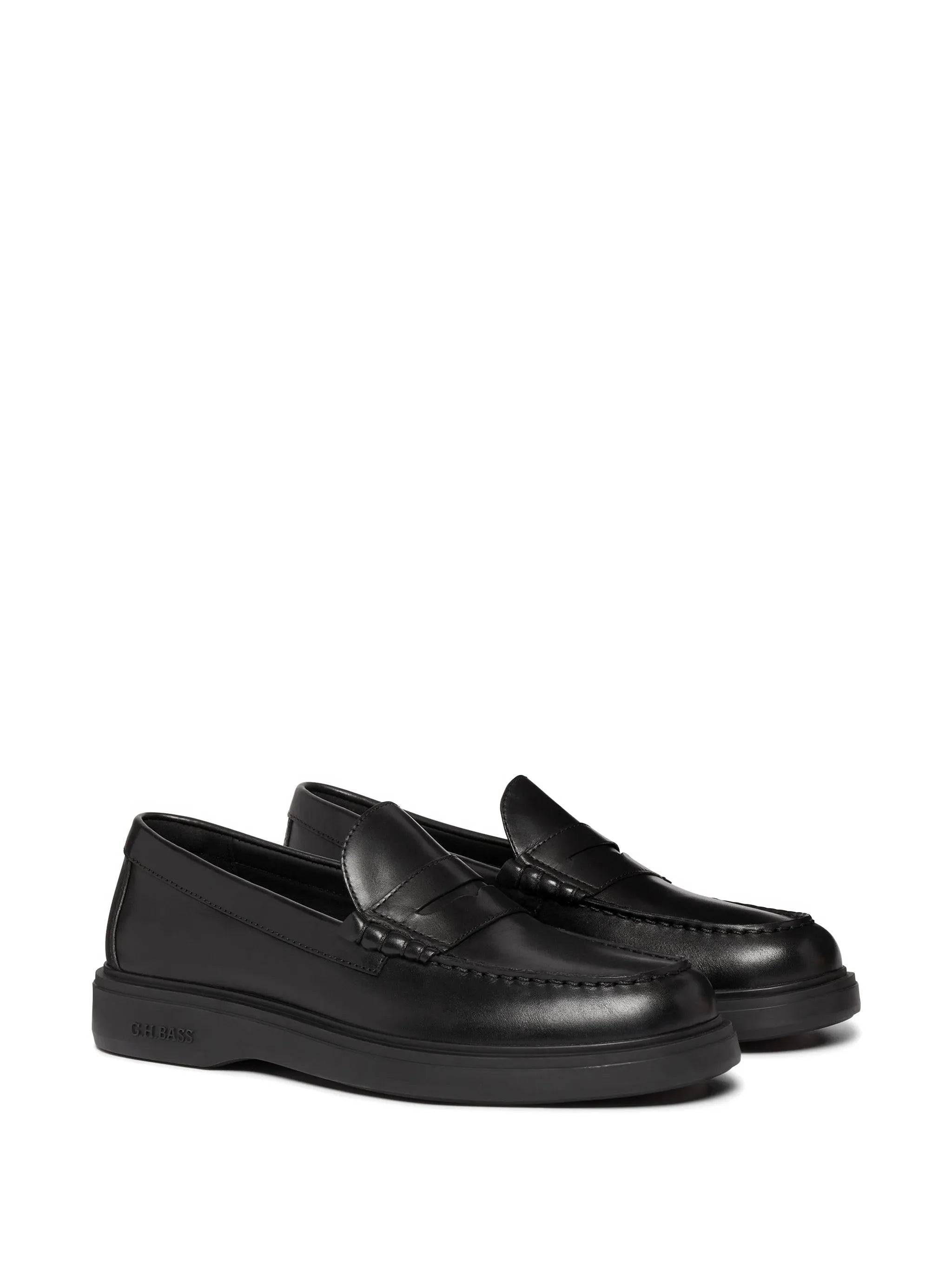 Bosco Cupsole penny leather loafers