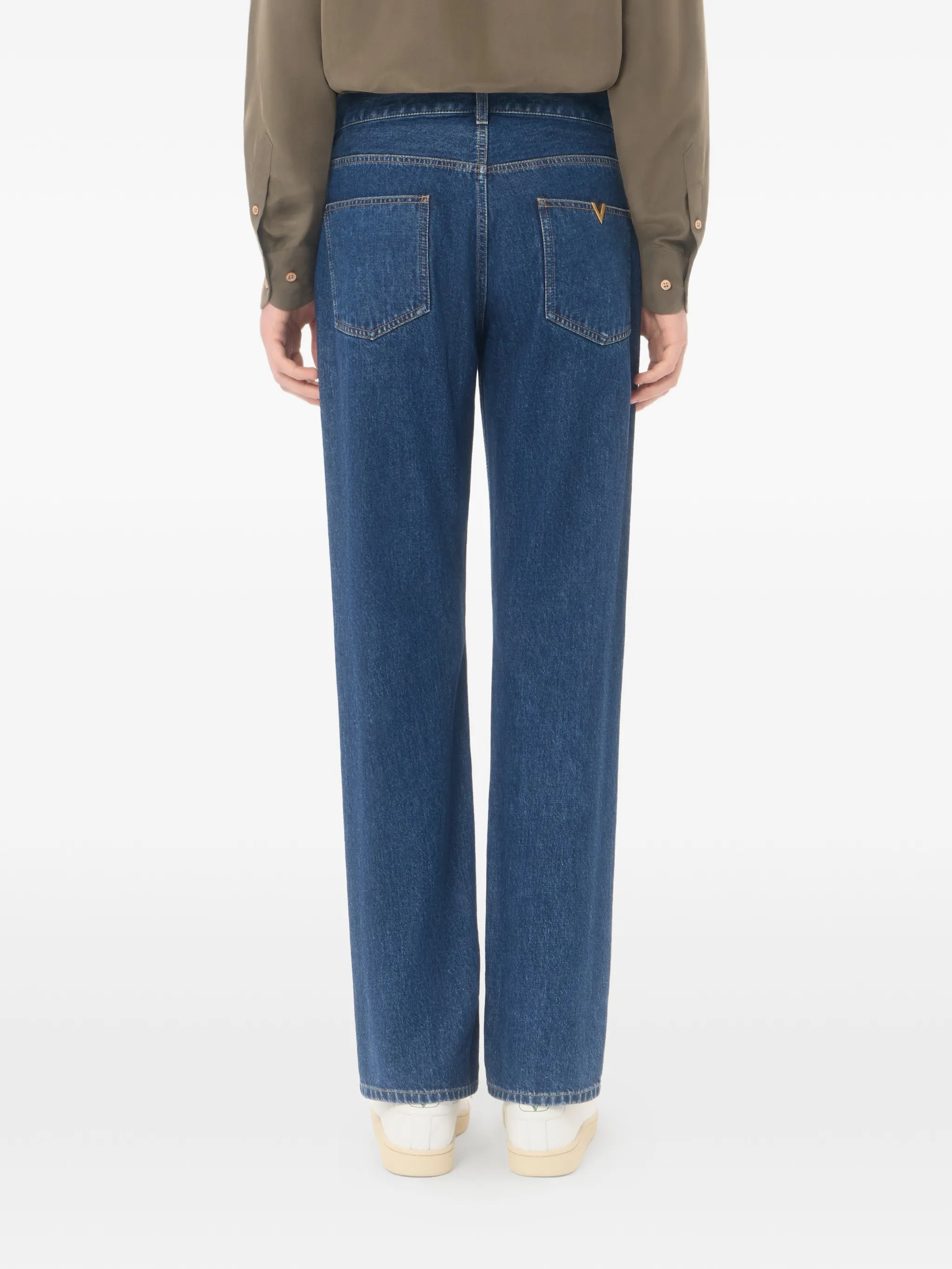 denim pants with VGold