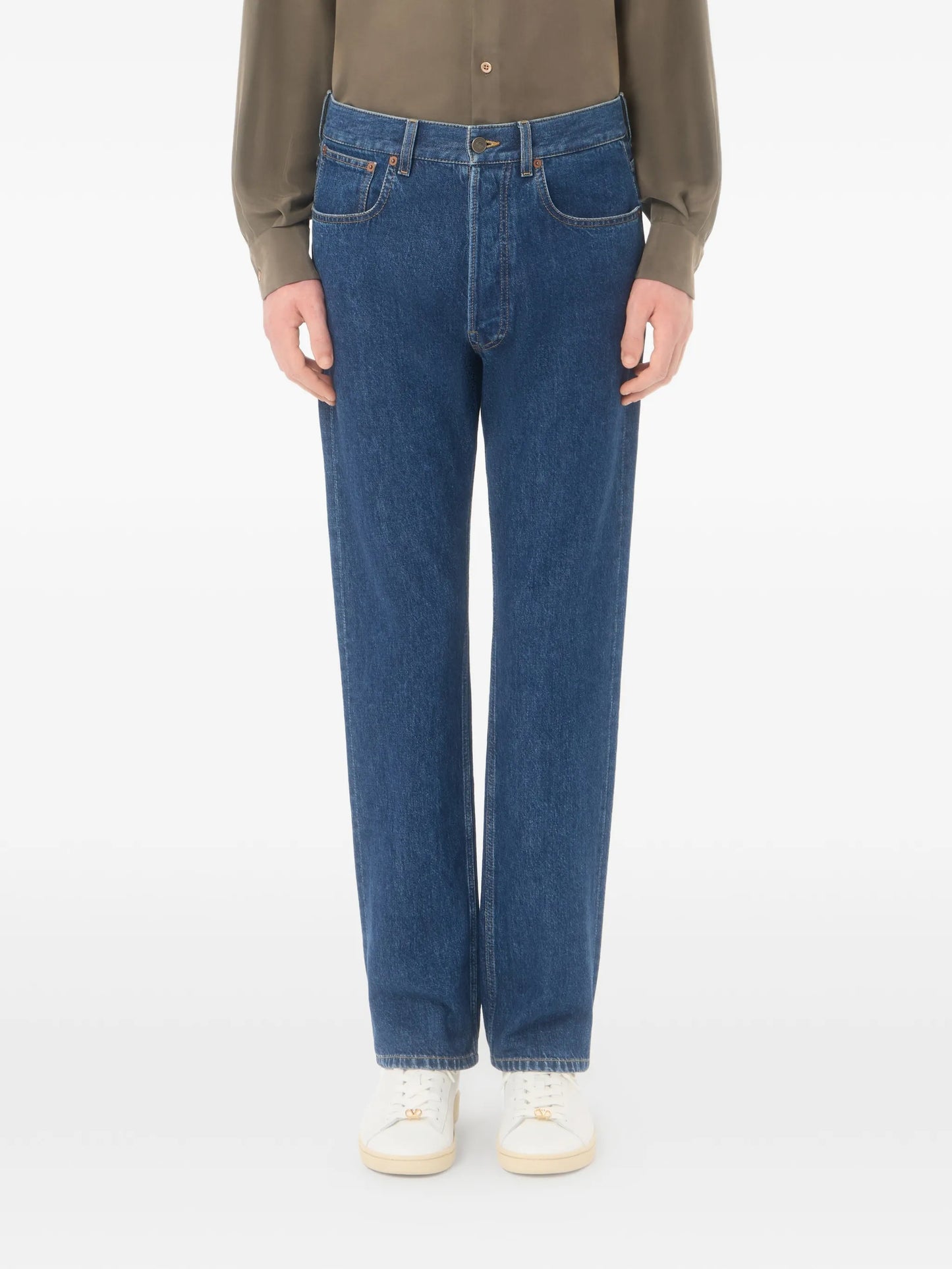 denim pants with VGold