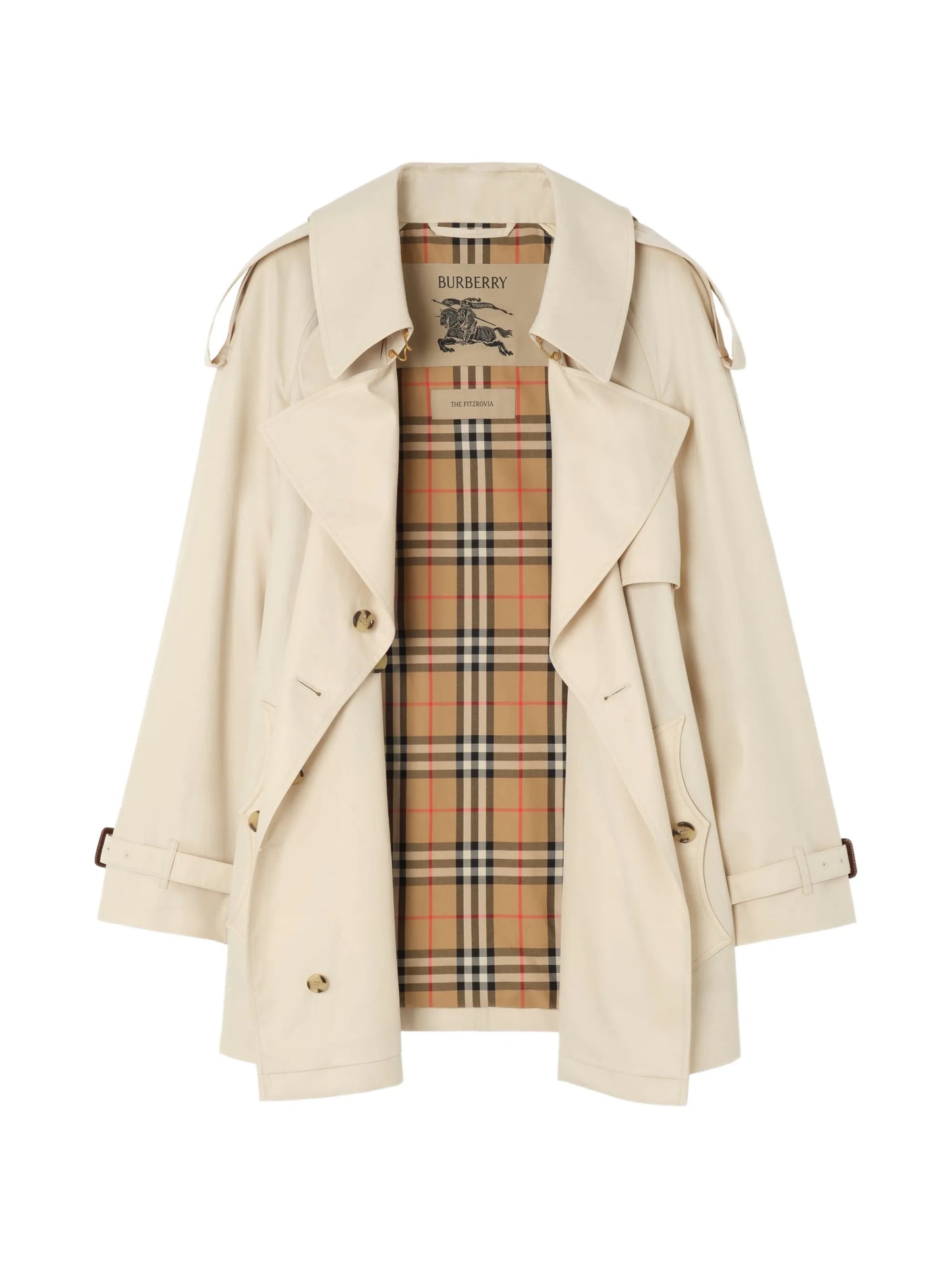 short tropical gabardine Fitzrovia trench coat
