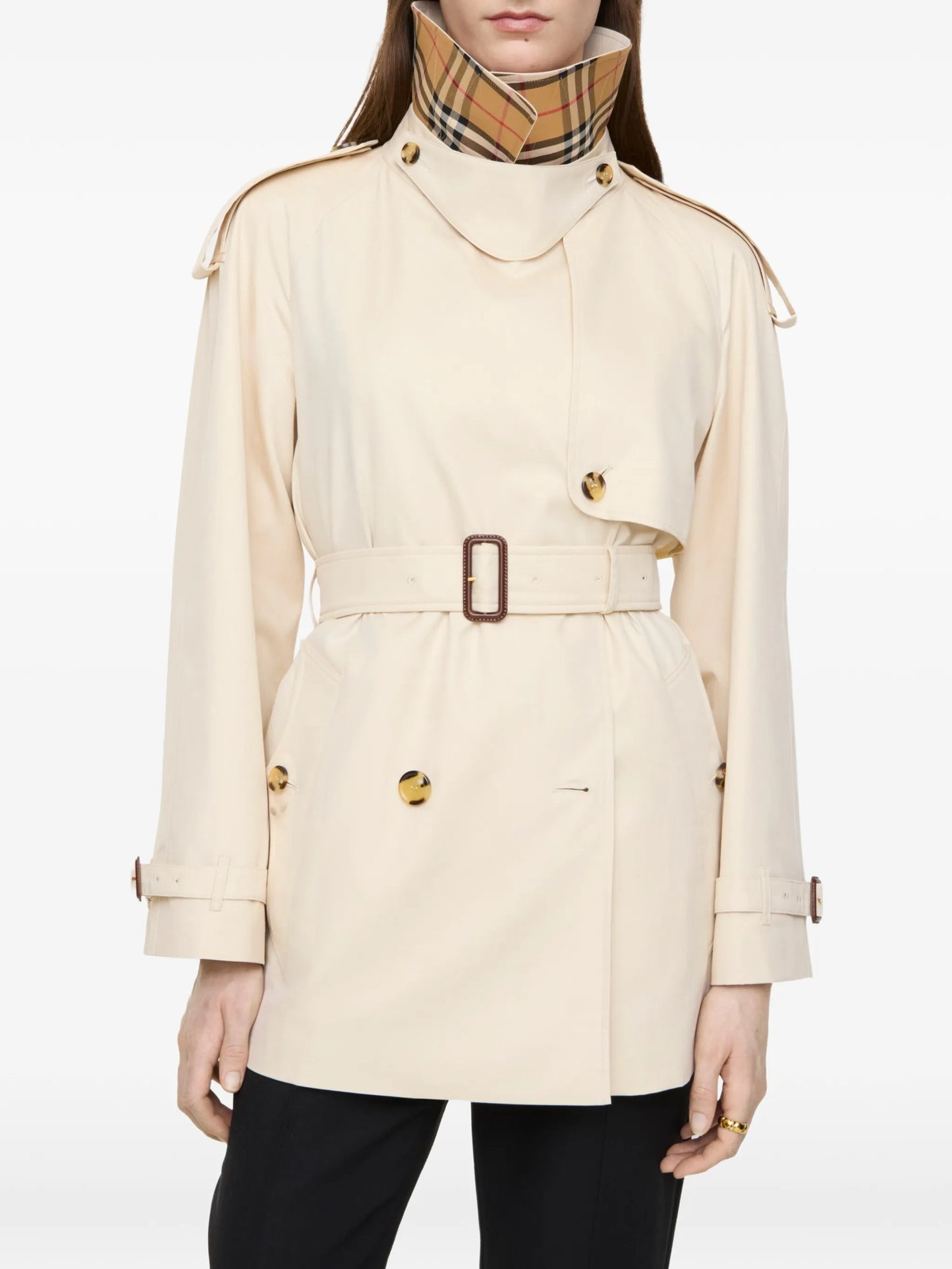 short tropical gabardine Fitzrovia trench coat