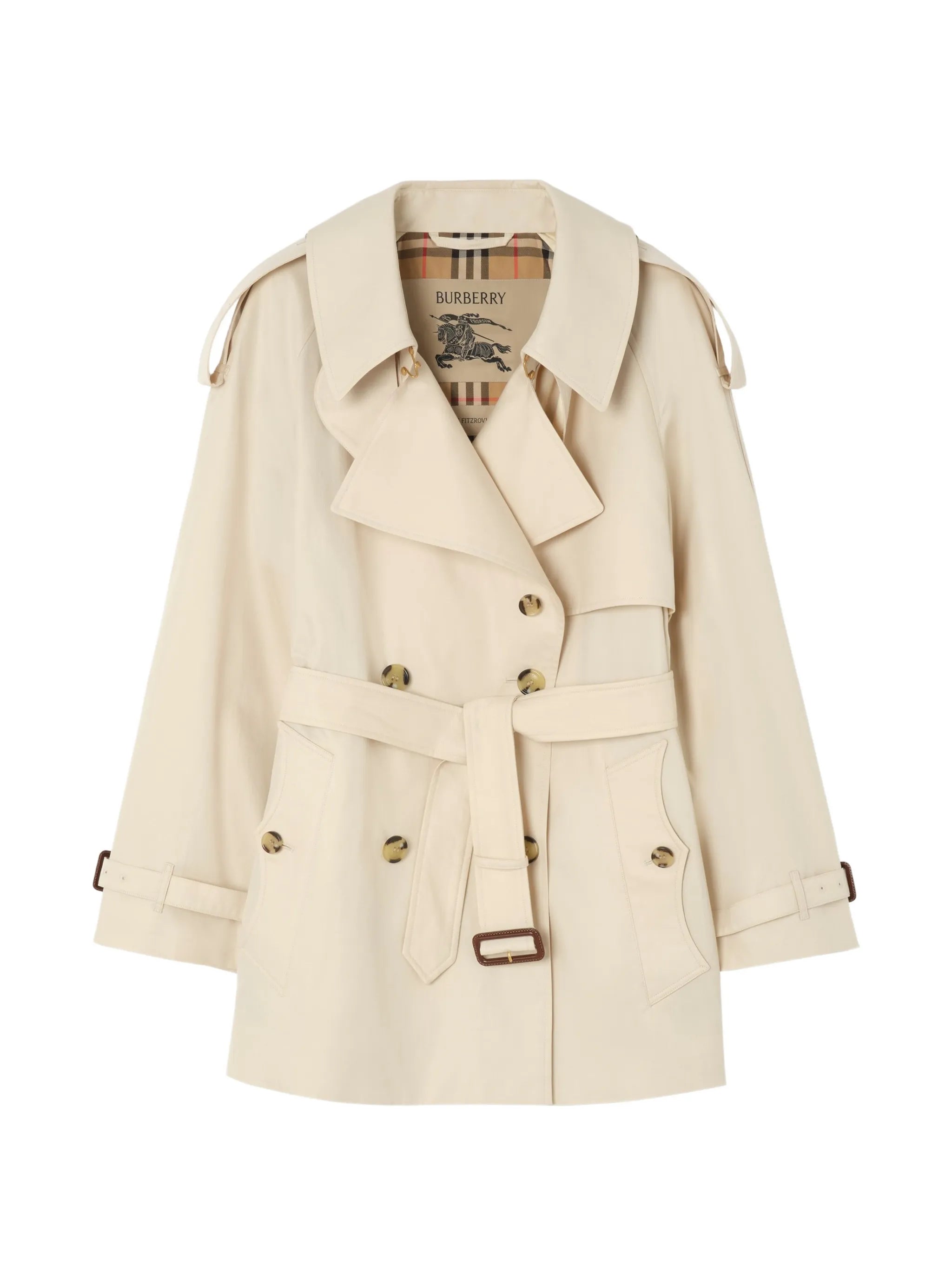 short tropical gabardine Fitzrovia trench coat