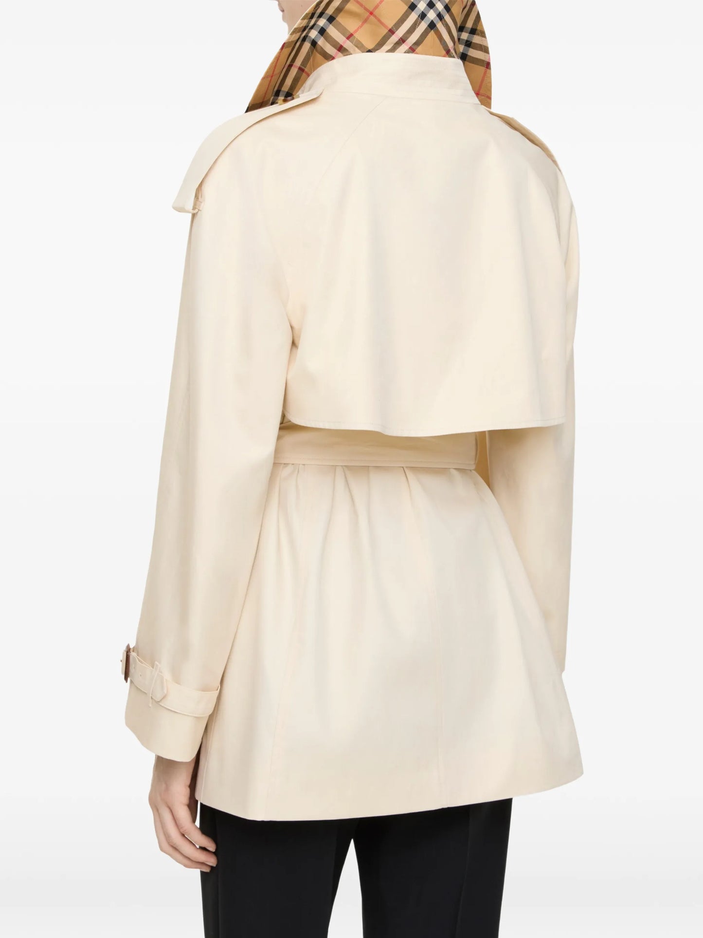short tropical gabardine Fitzrovia trench coat
