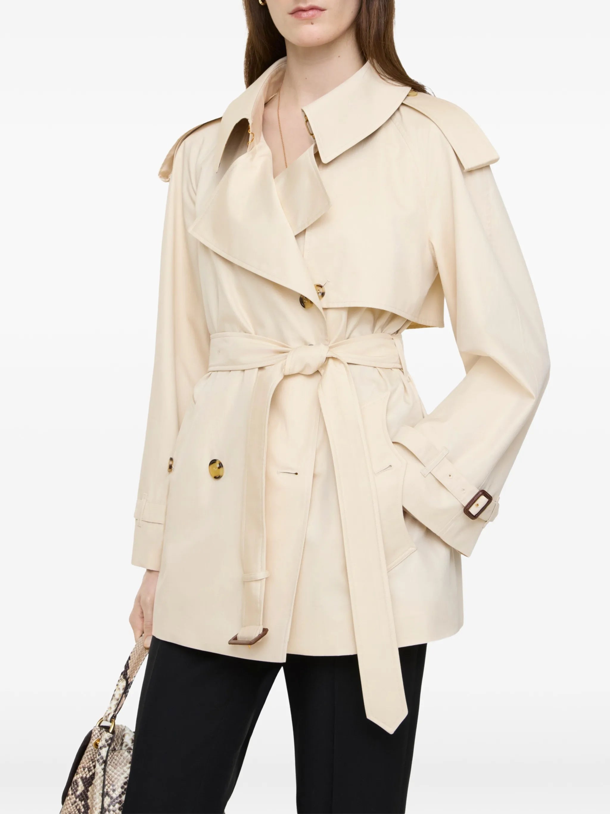 short tropical gabardine Fitzrovia trench coat