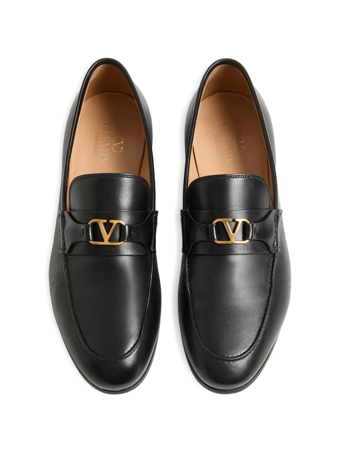 Vlogo Signature nappa leather loafers