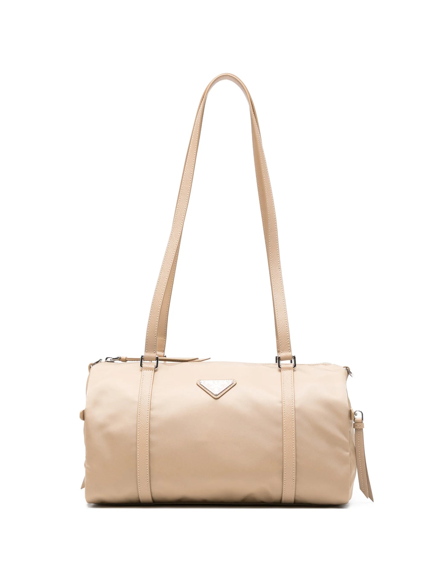 triangle-logo shoulder bag