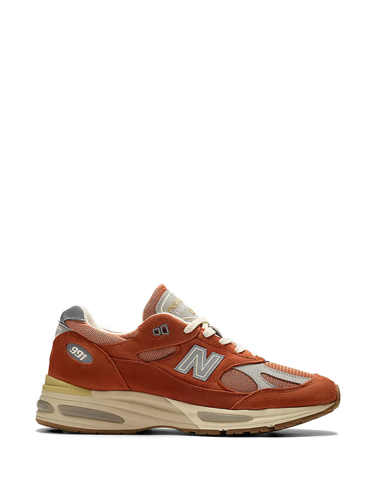Made in UK 991 v2 lace-up sneakers