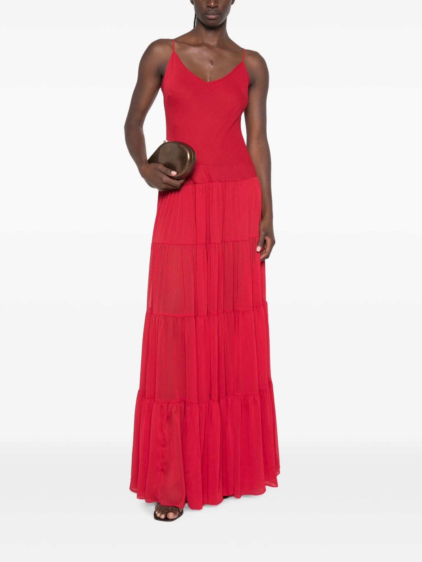 Delphina tiered maxi dress