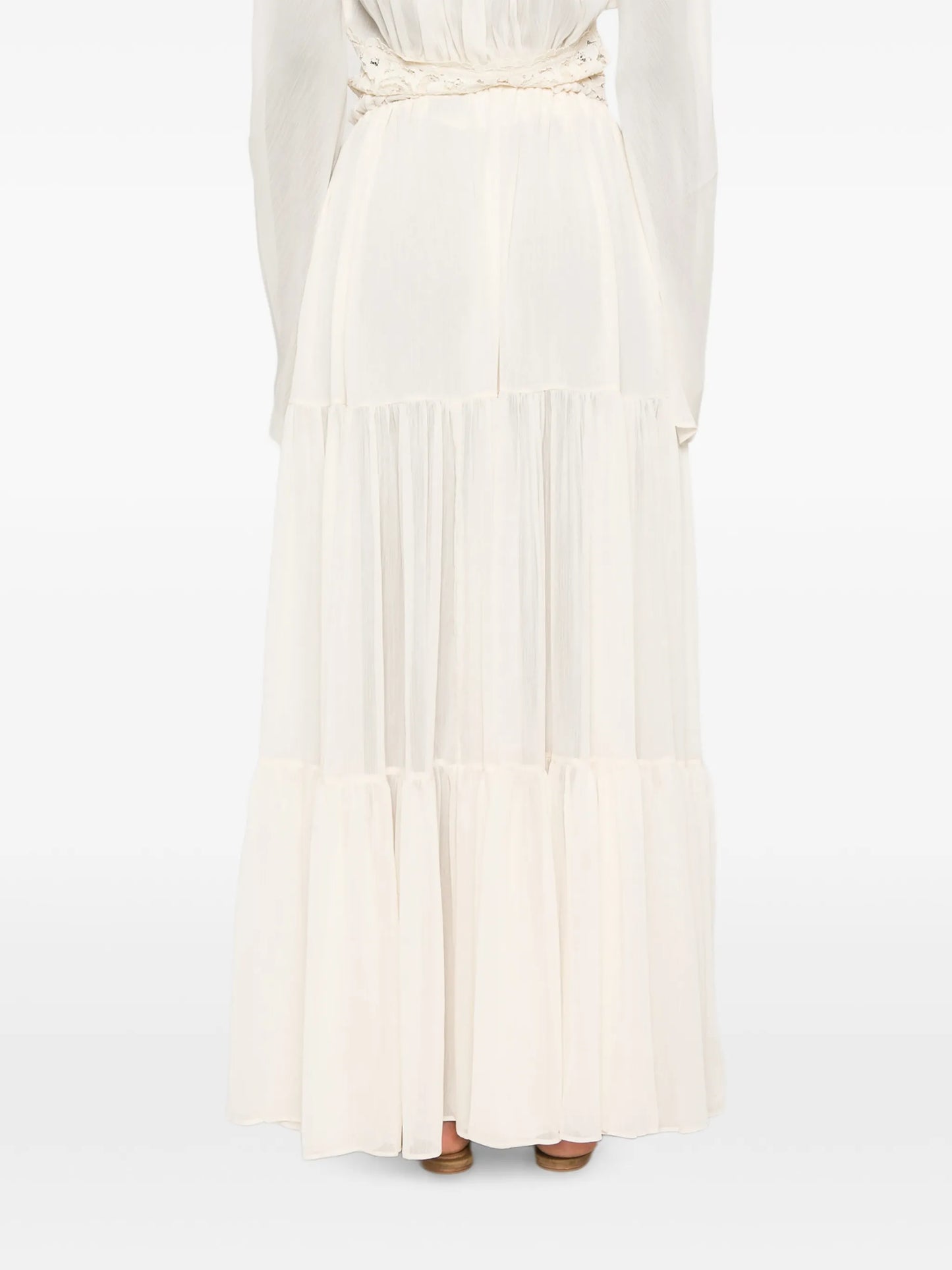 Alessandra tiered maxi skirt