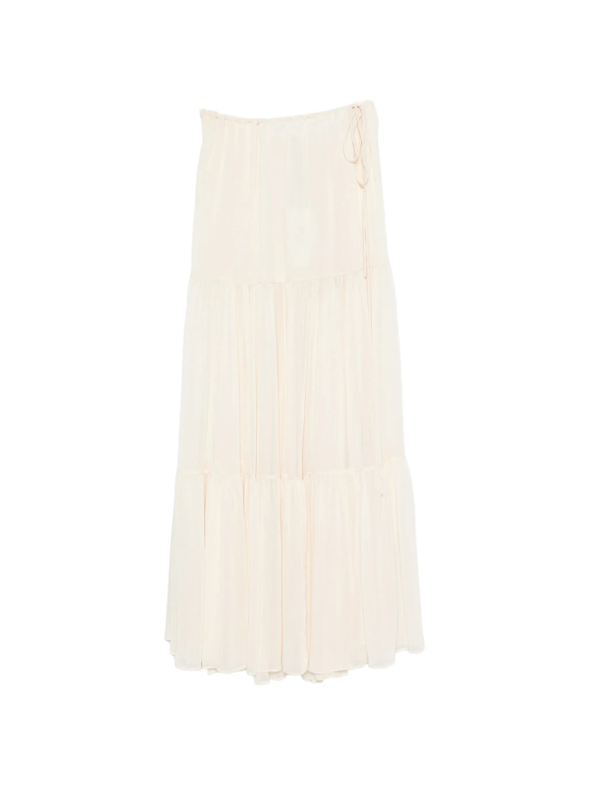 Alessandra tiered maxi skirt