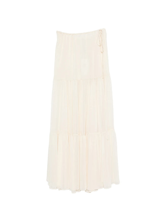Alessandra tiered maxi skirt