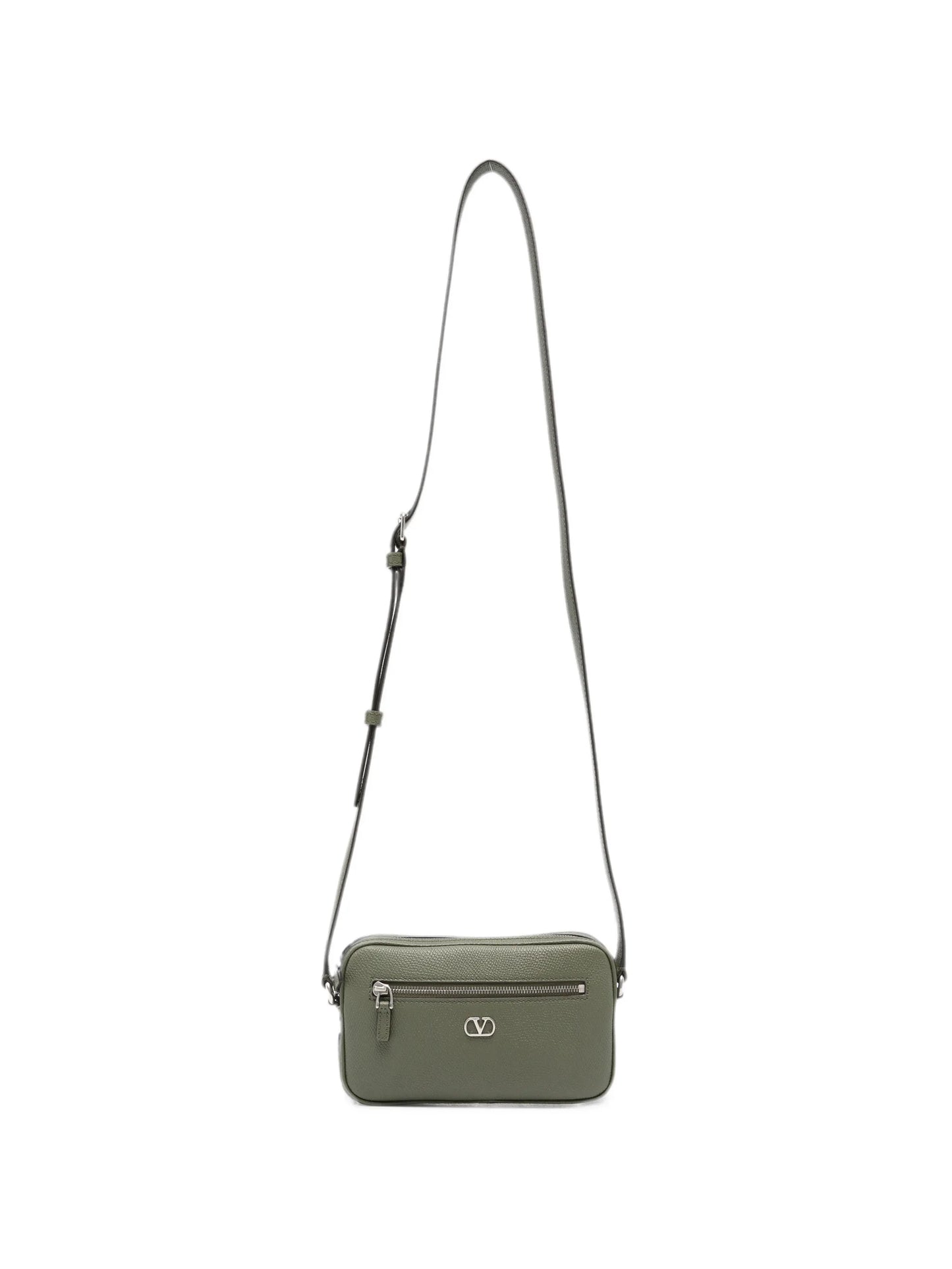 VLogo Signature leather shoulder bag