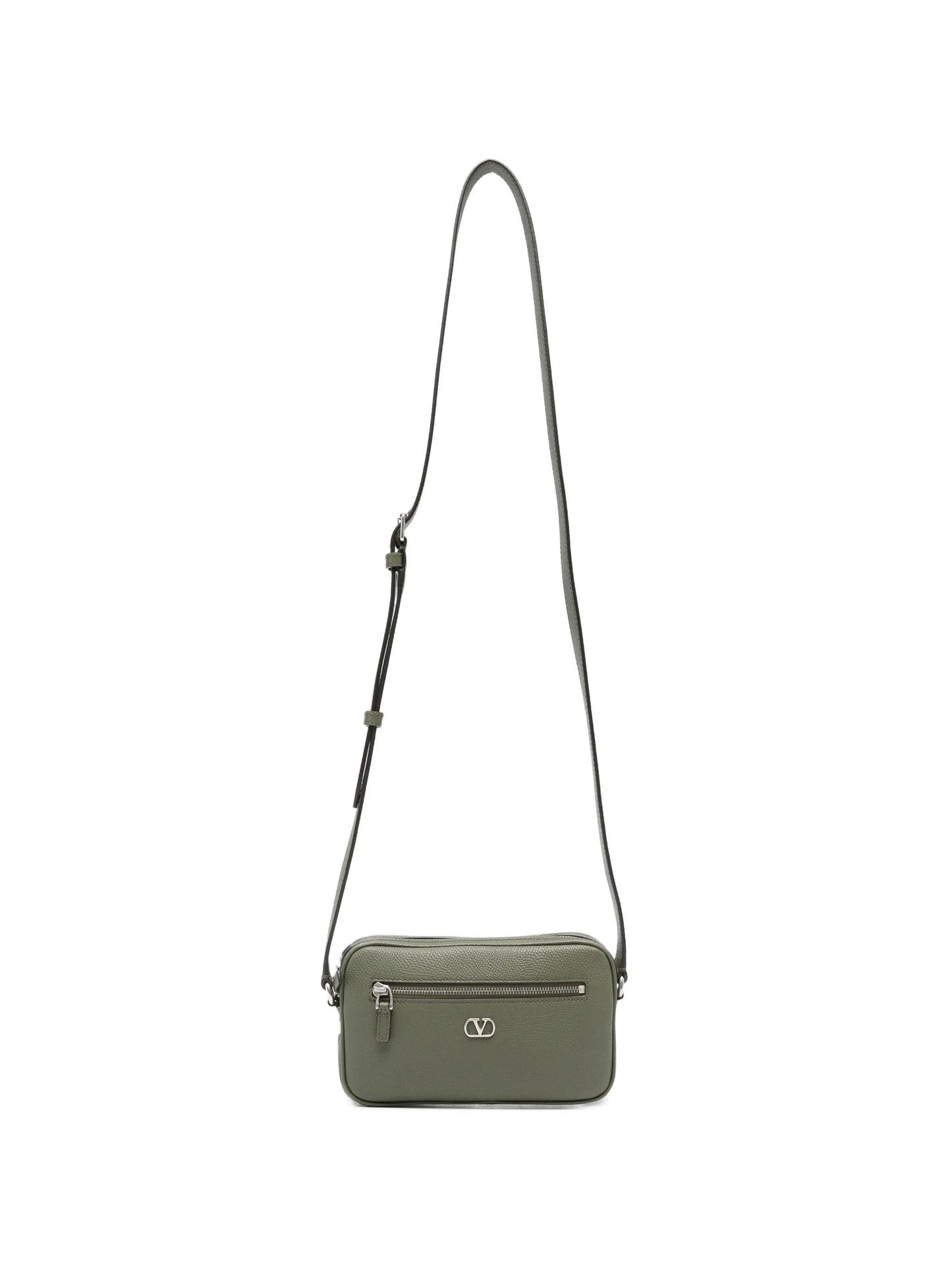VLogo Signature leather shoulder bag