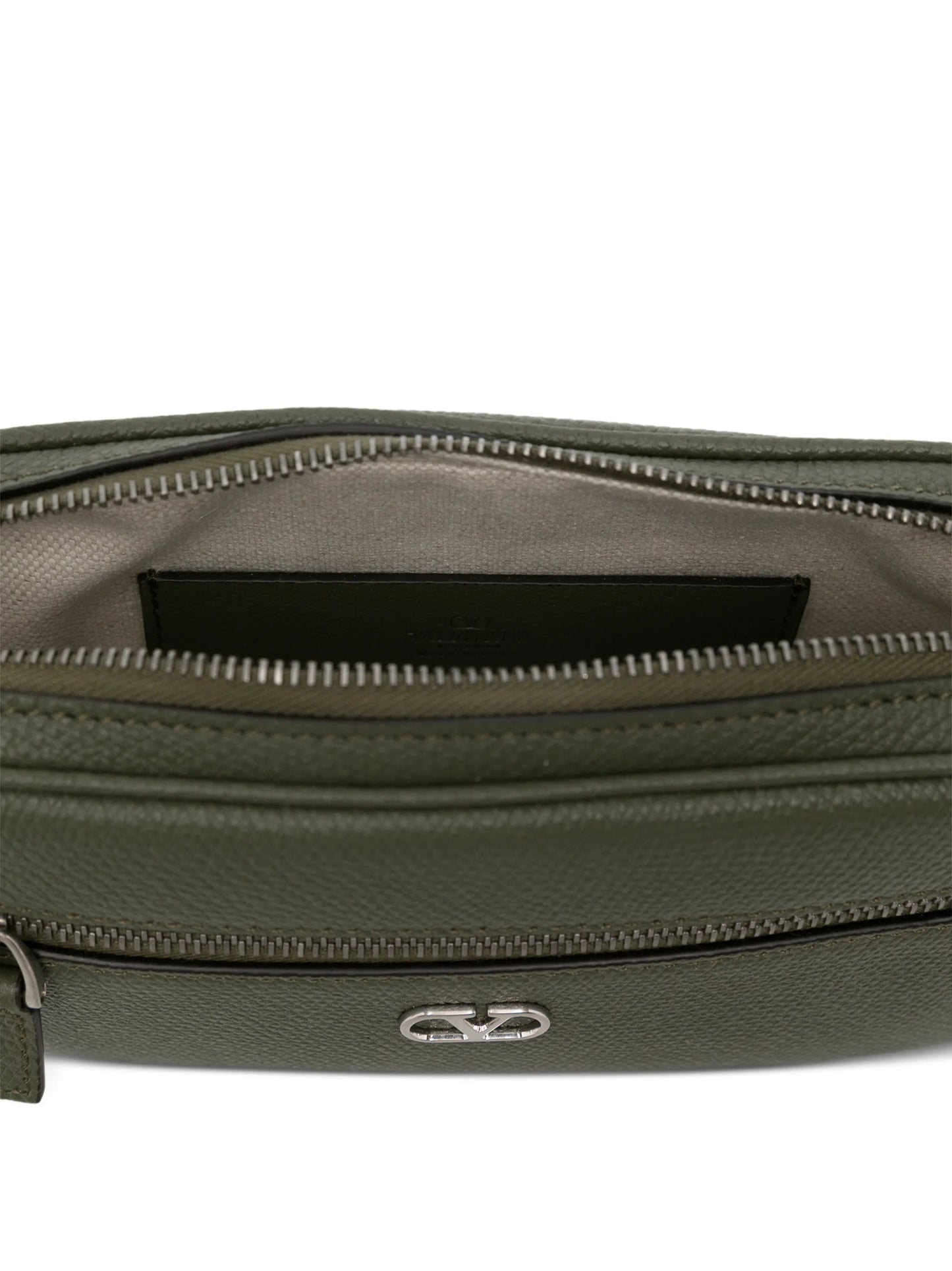 VLogo Signature leather shoulder bag