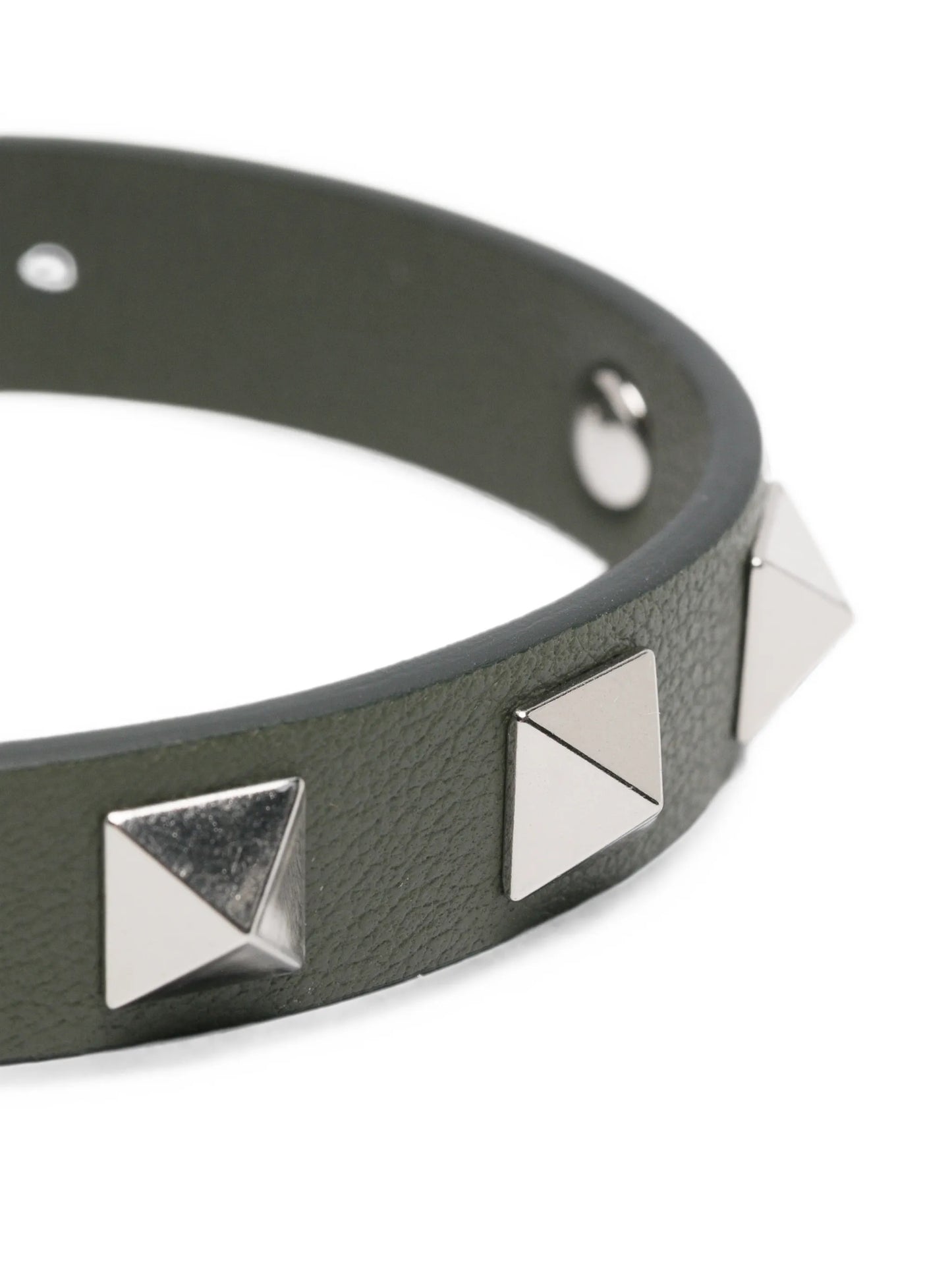 Rockstud leather bracelet
