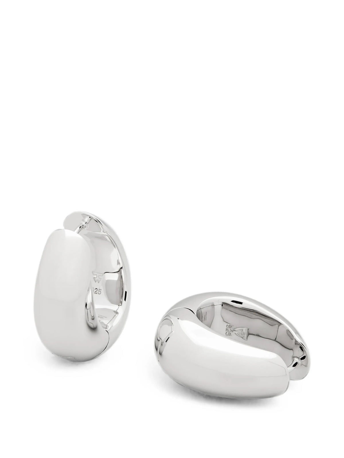Ice hoop earrings