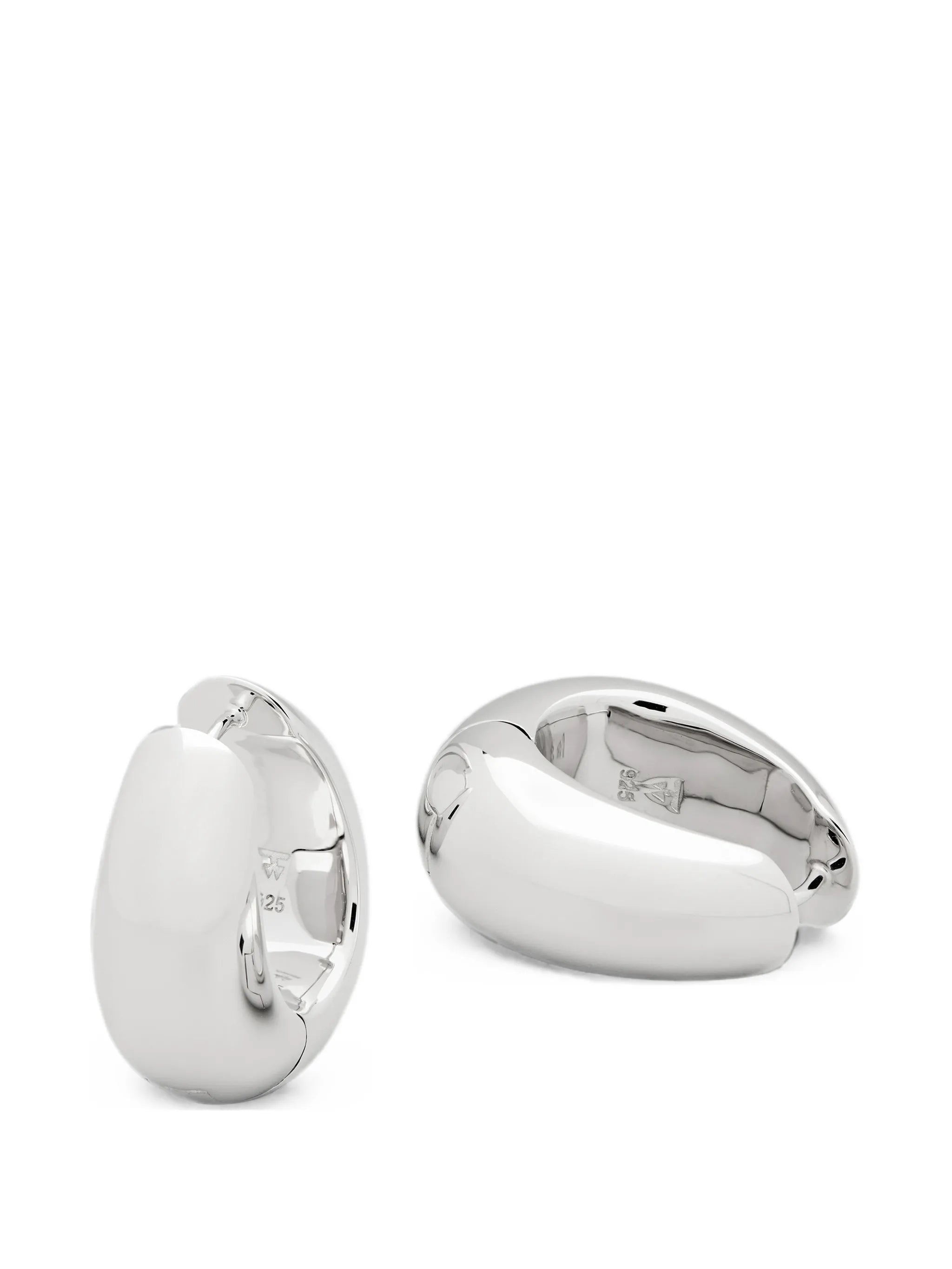 Ice hoop earrings