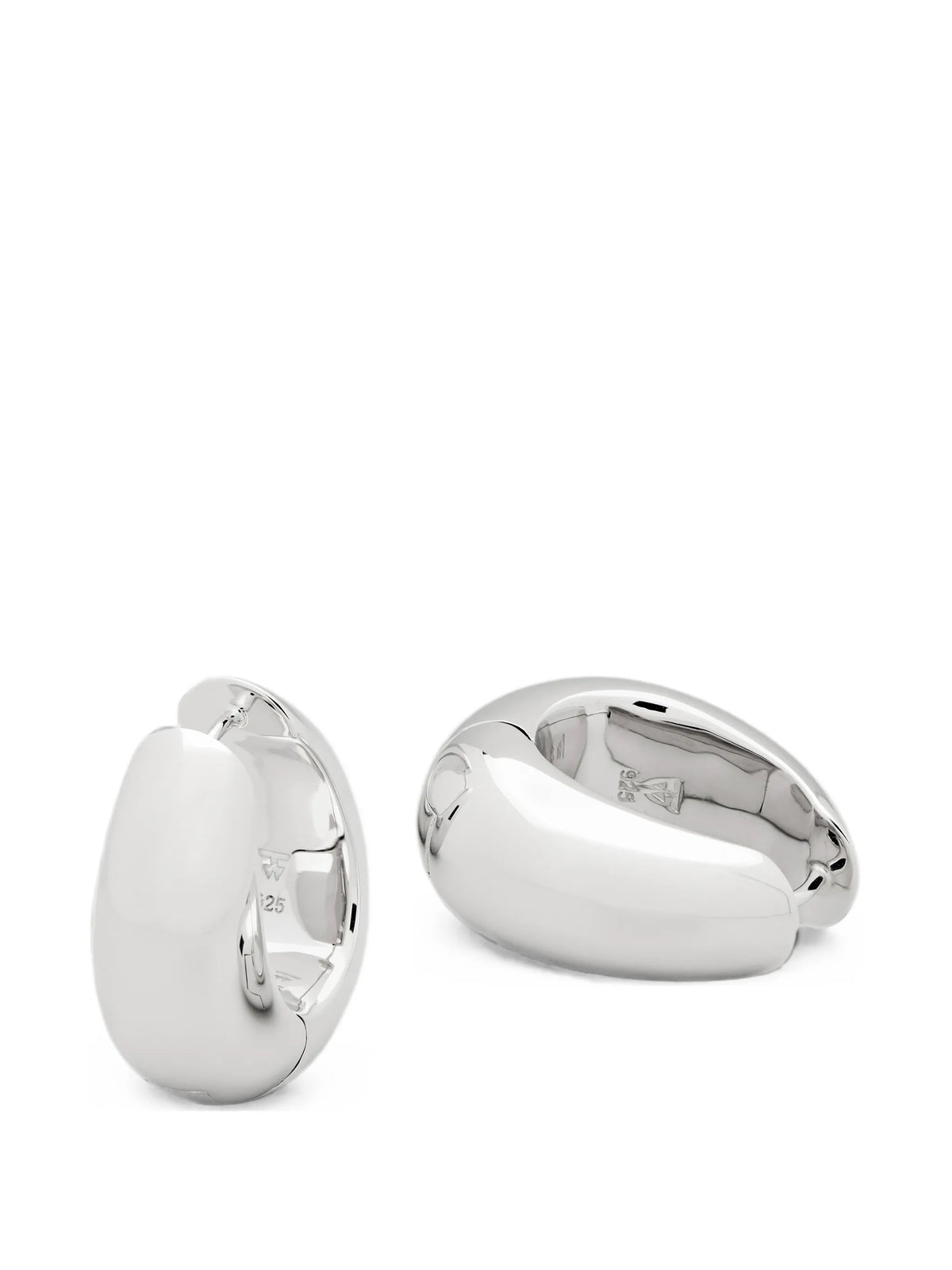 Ice hoop earrings