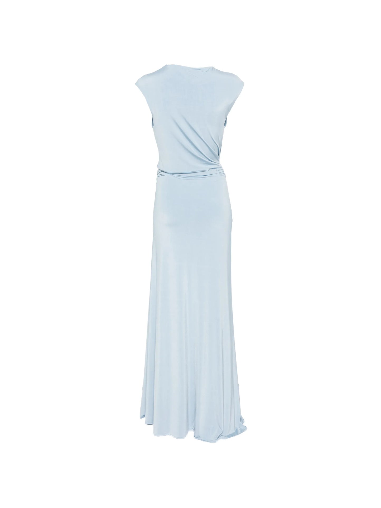 Jade wrap-style dress