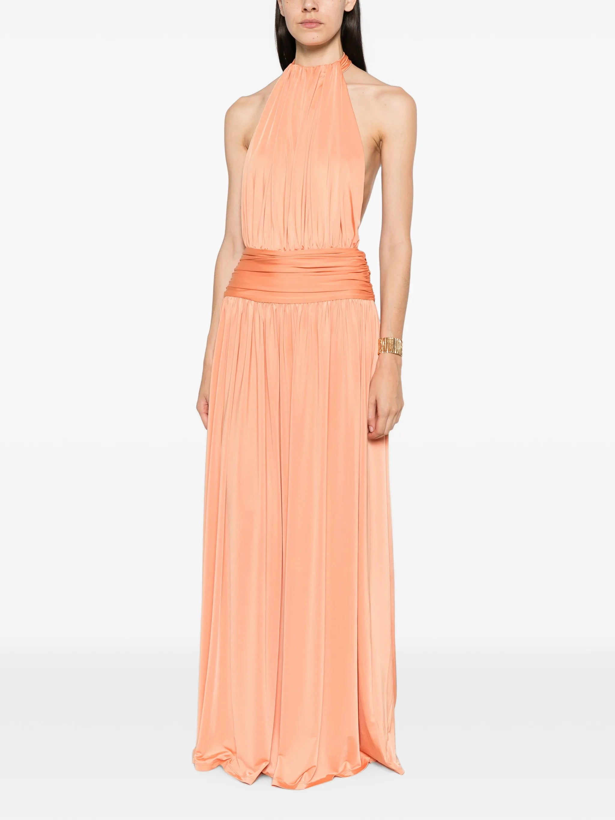 Santina halterneck maxi dress